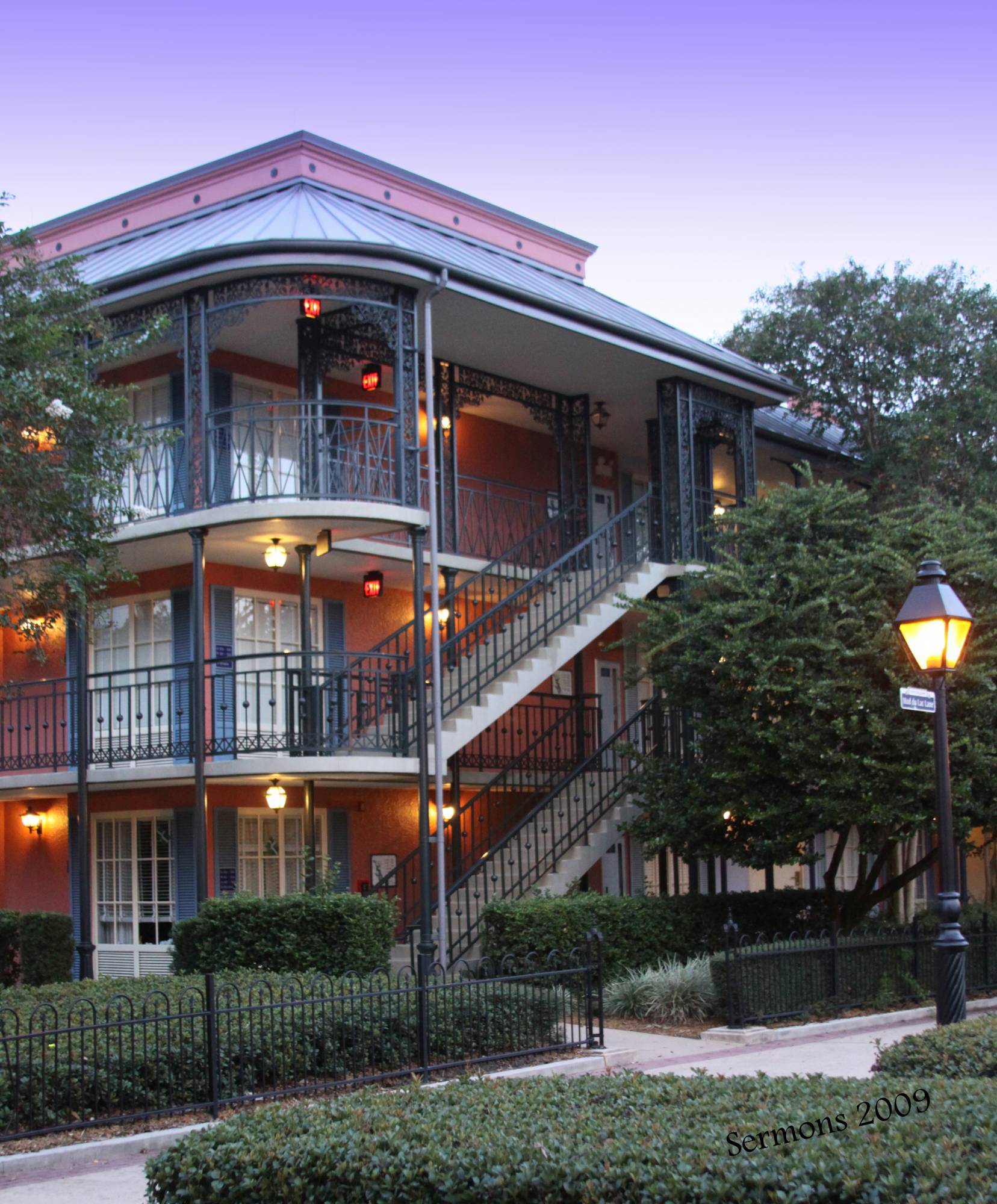 Port Orleans French Quarter at Dusk