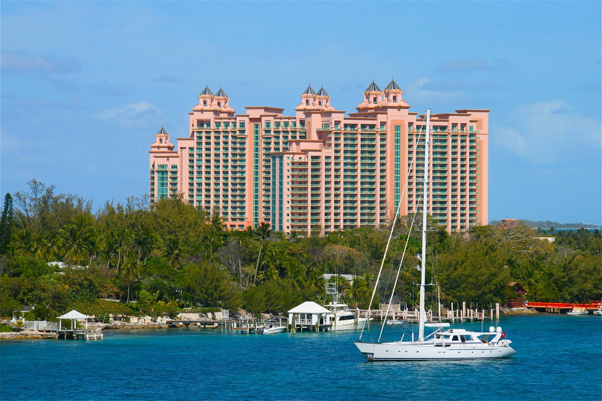 The Atlantis Resort as seen from the Disney Wonder