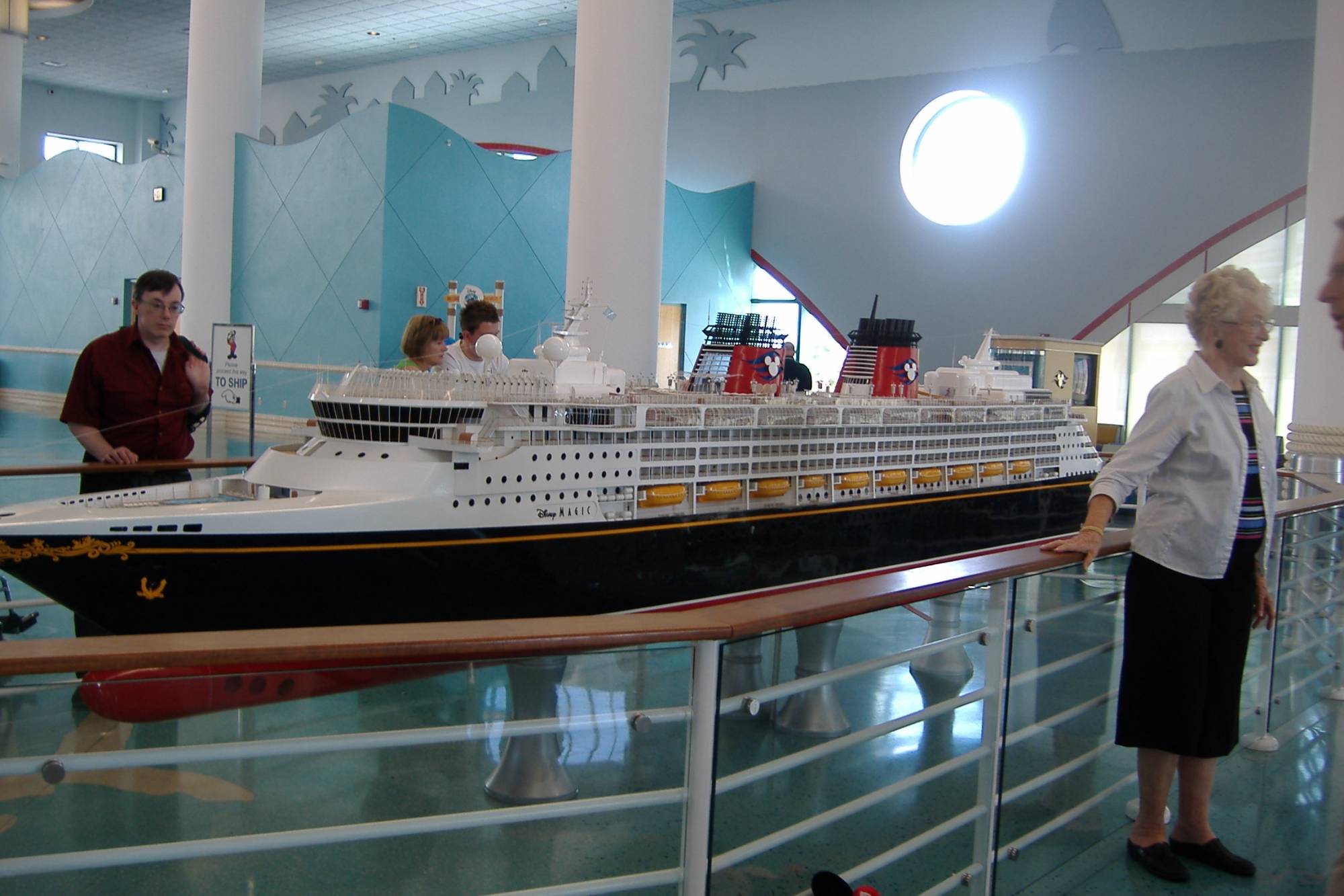 Disney Magic model at Port Canaveral