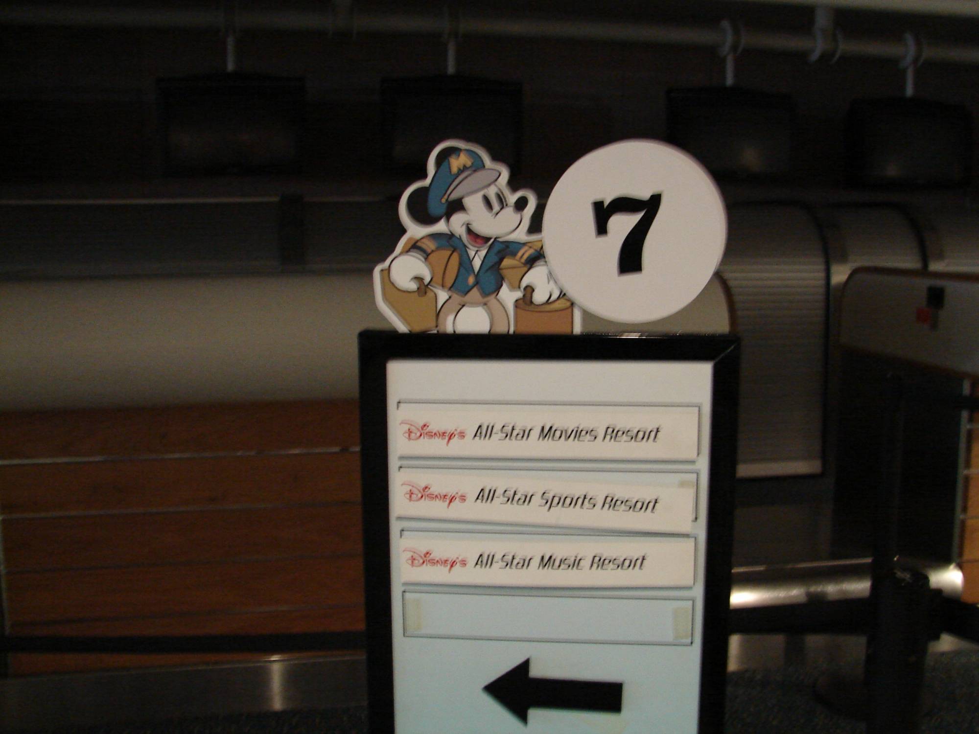 Disney's Magical Express - Bus Sign