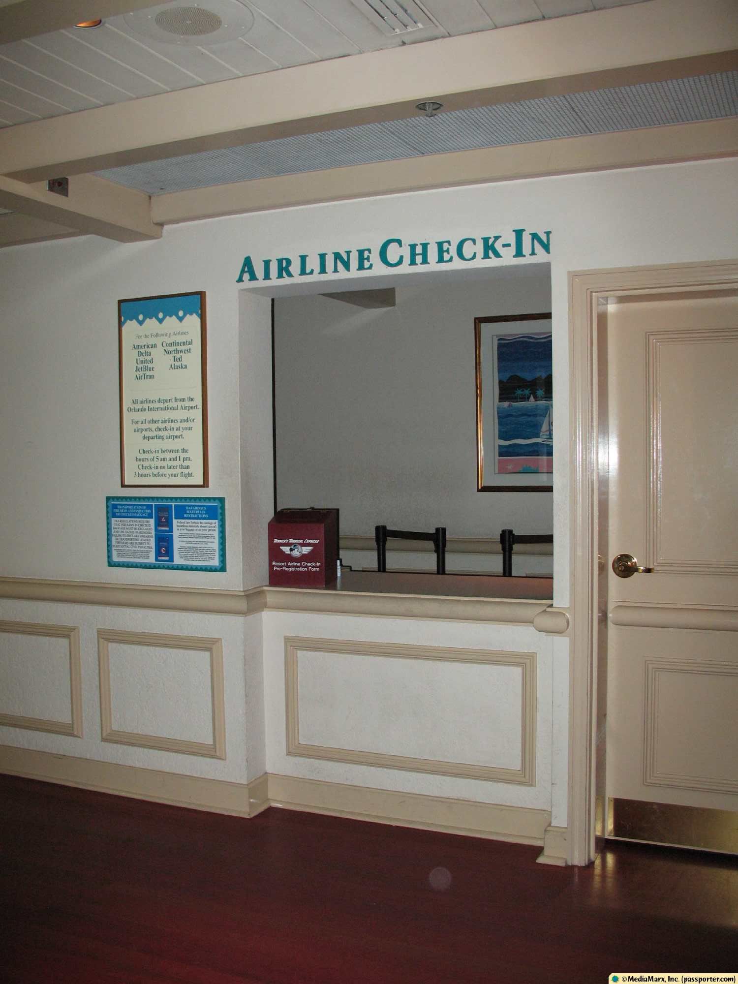 Caribbean Beach Airline Check-In