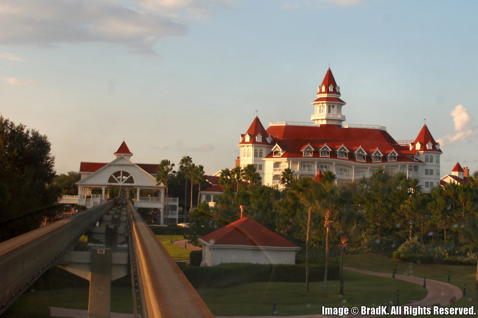 Grand Floridian - Monorail View