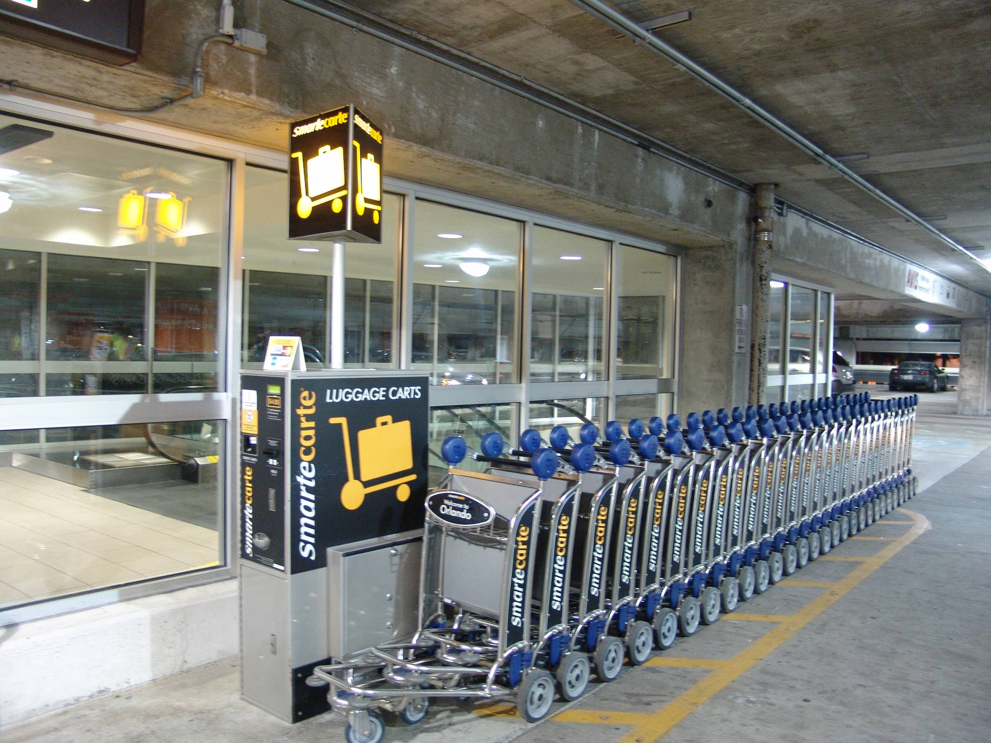 Orlando International Airport - luggage carts