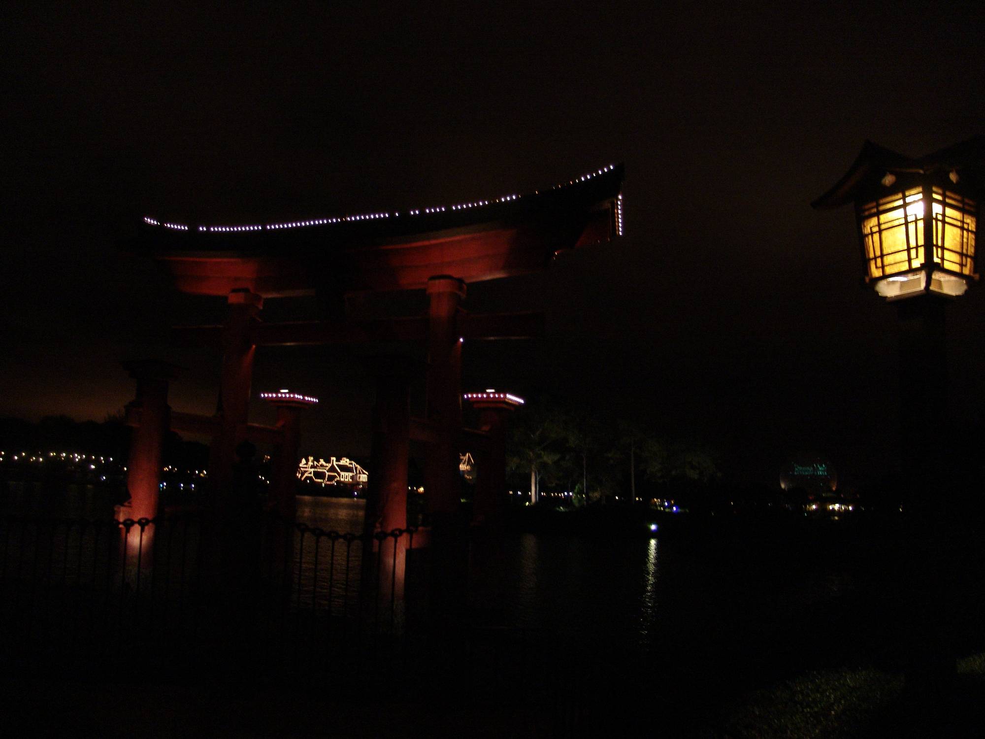 Epcot - Japan at night