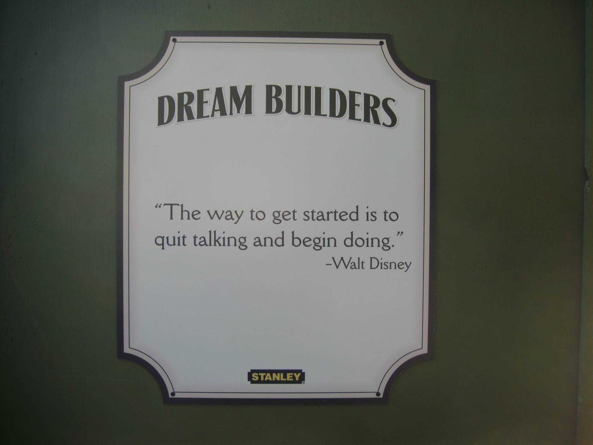 Dream Builders Sign 2