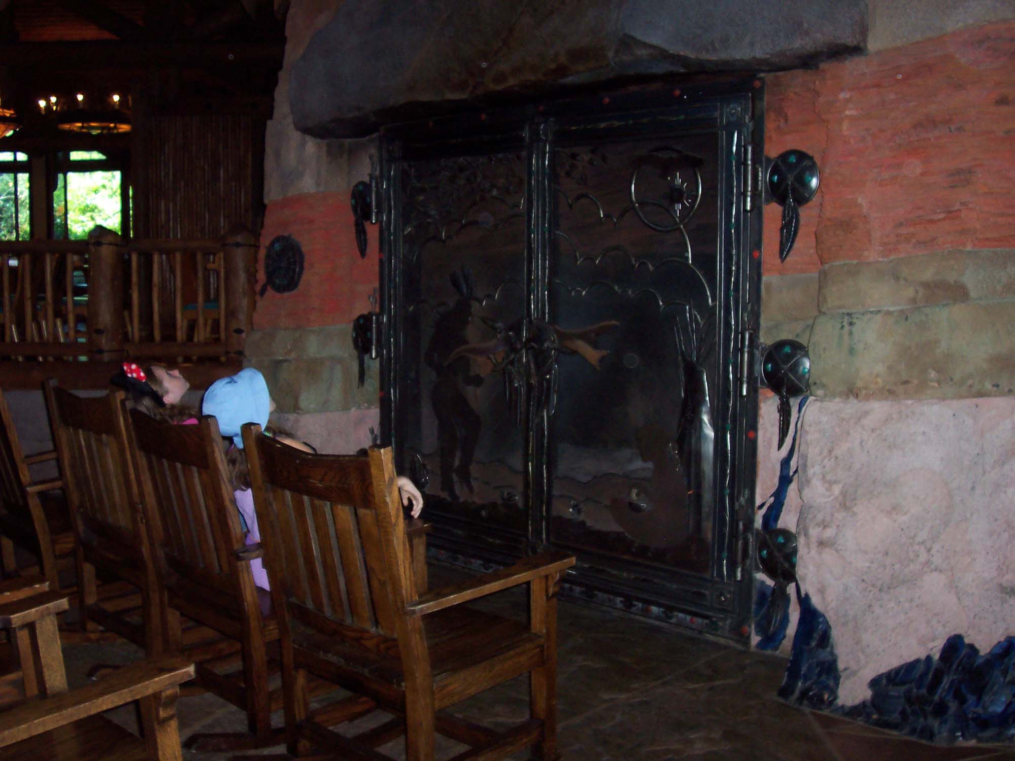 Wilderness Lodge - Fireplace