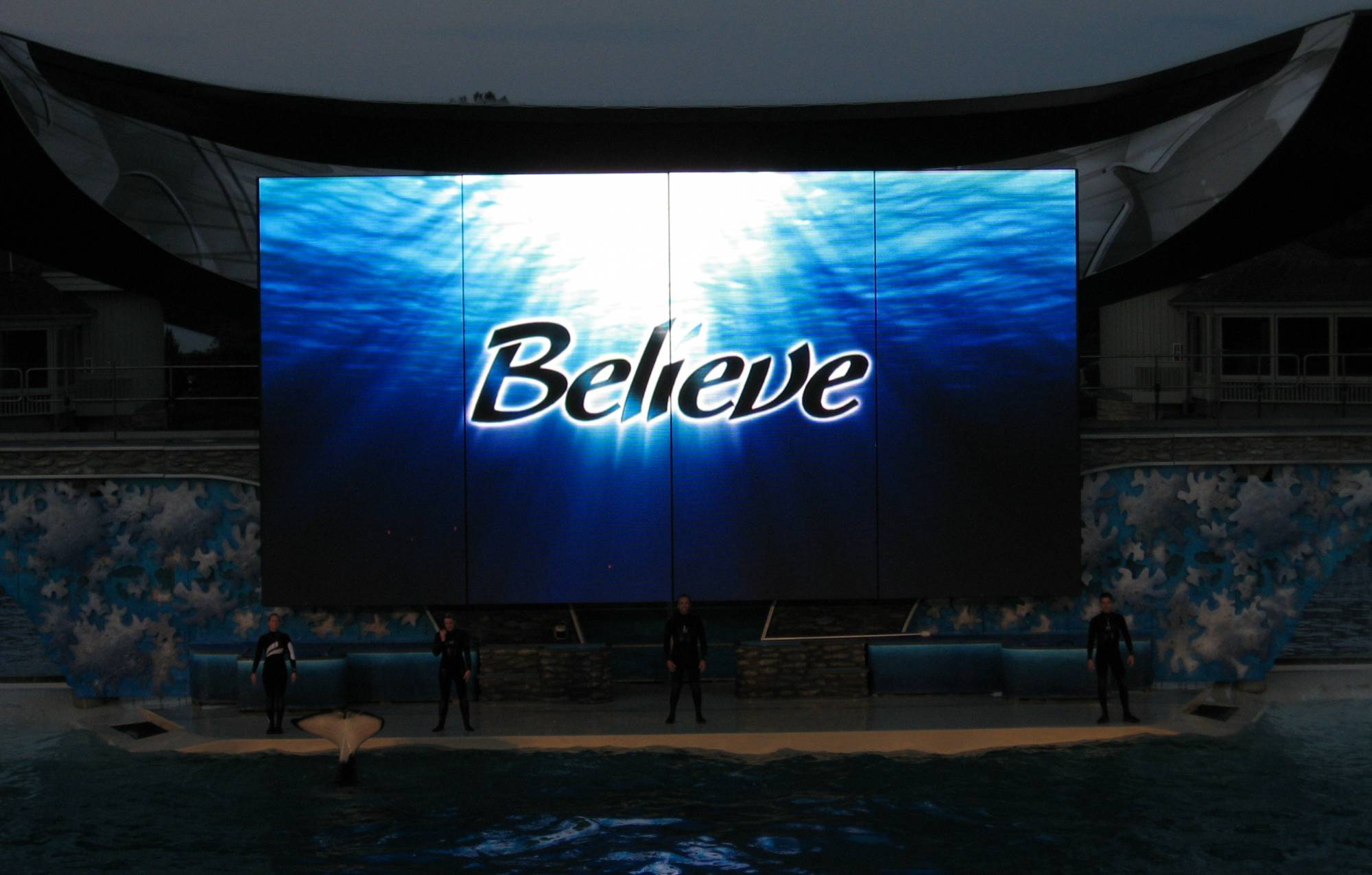 Sea World, San Diego - Believe show with Shamu