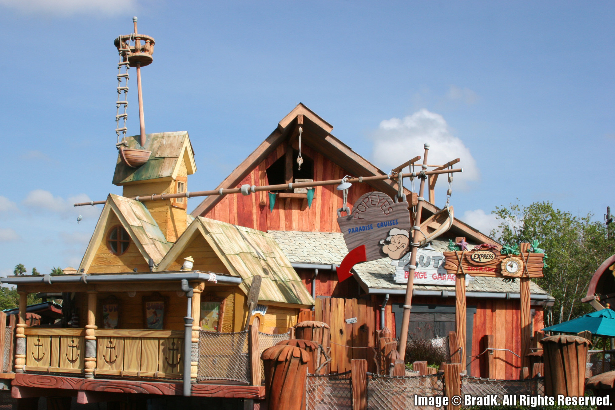 Islands of Adventure - Popeye &amp; Bluto's Bilge-Rat Barges