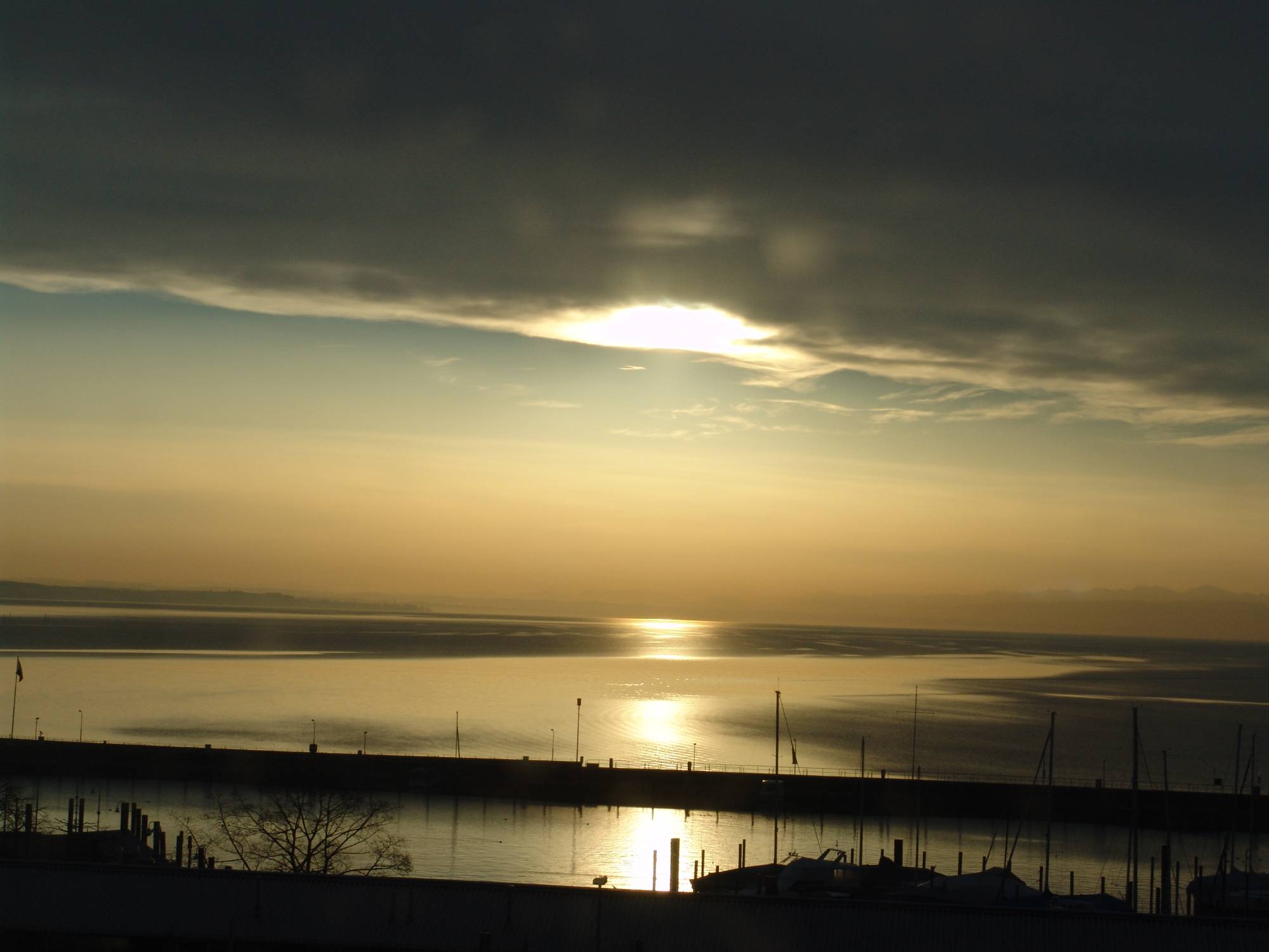 Lake Bodensee - Sunset over Konstanz