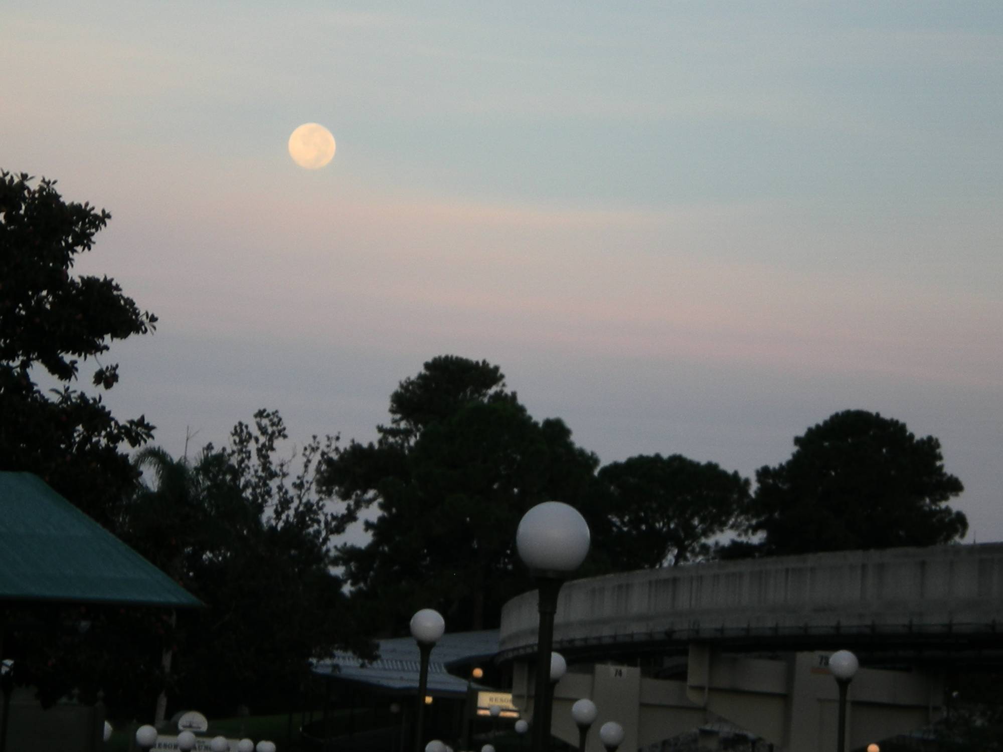 Moon over monorail