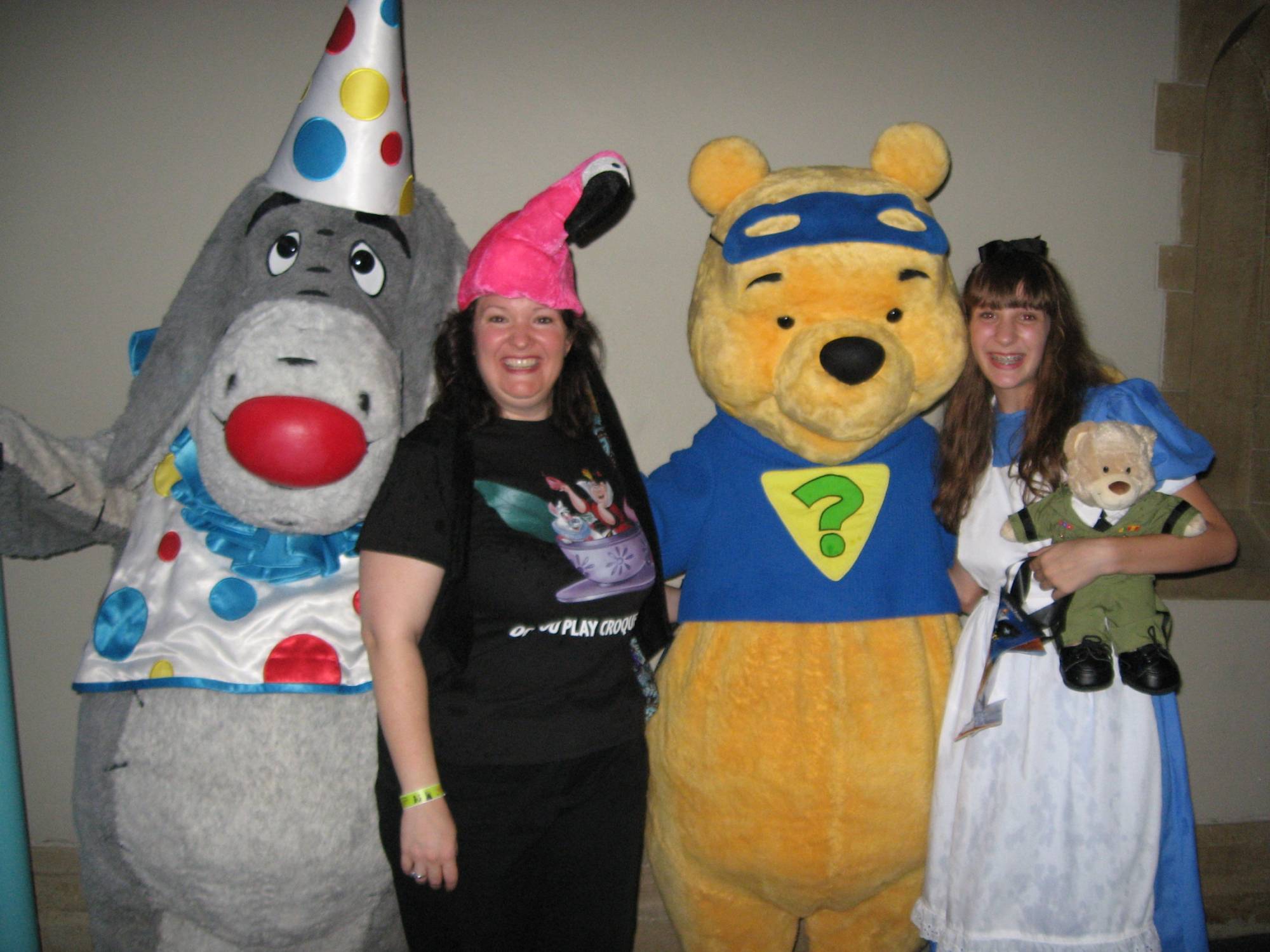 Magic Kingdom - Eeyore and Pooh dressed for Halloween