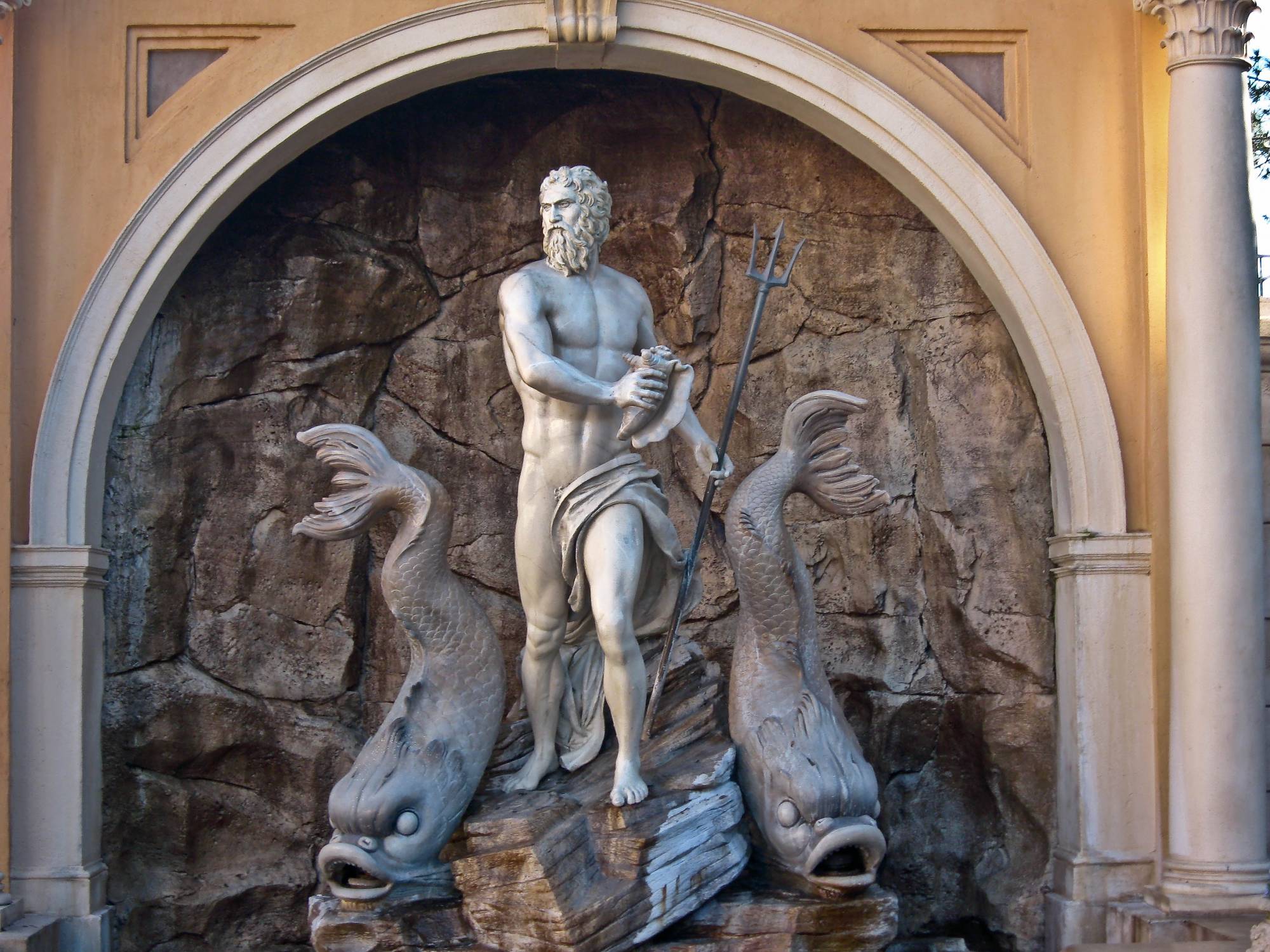 Epcot - World Showcase - Italy - King Neptune's Fountain