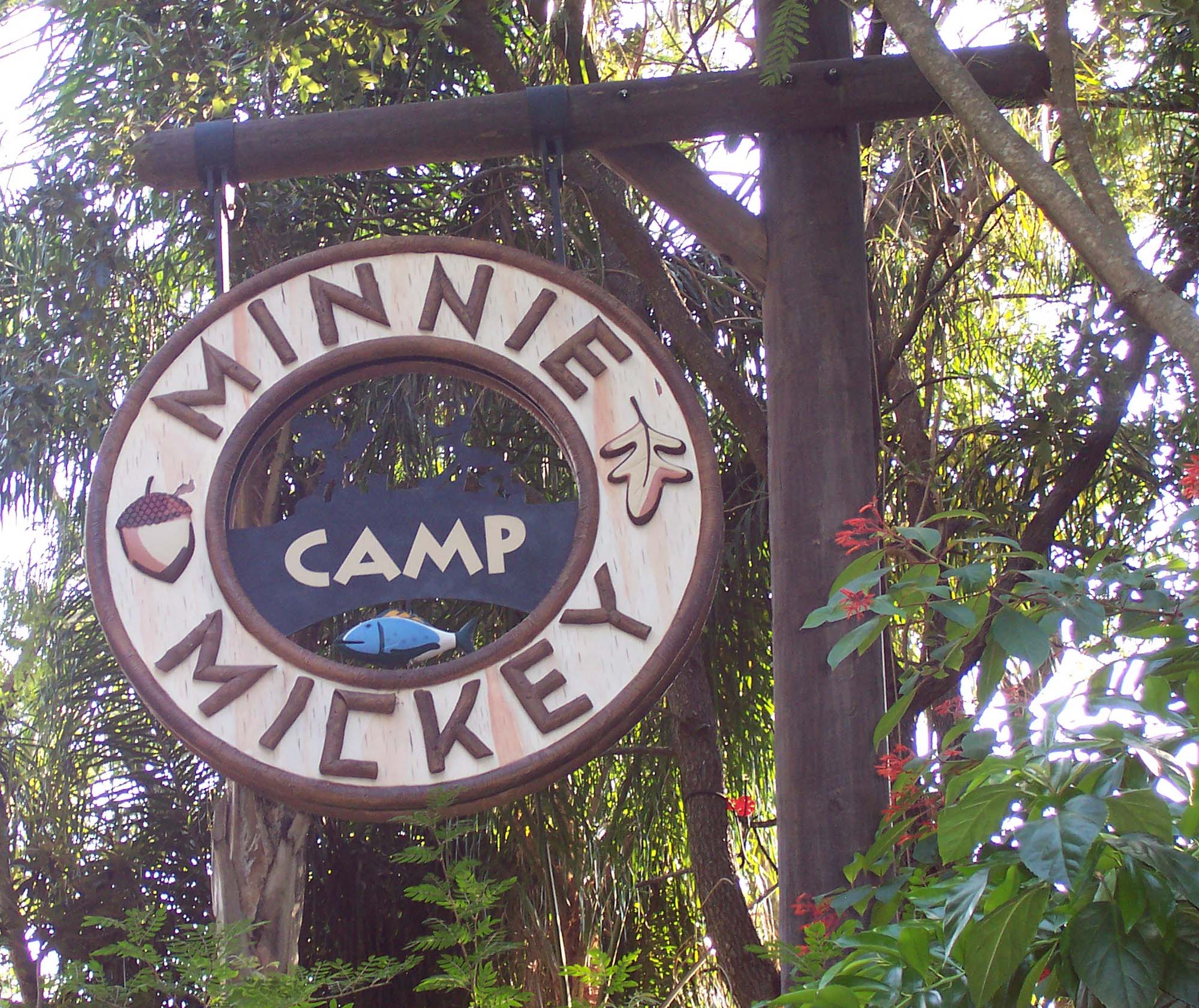 Disney's Animal Kingdom - Camp Minnie Mickey sign