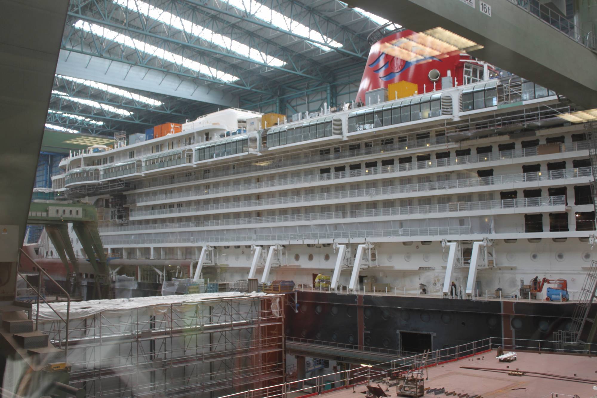 Disney Dream being built