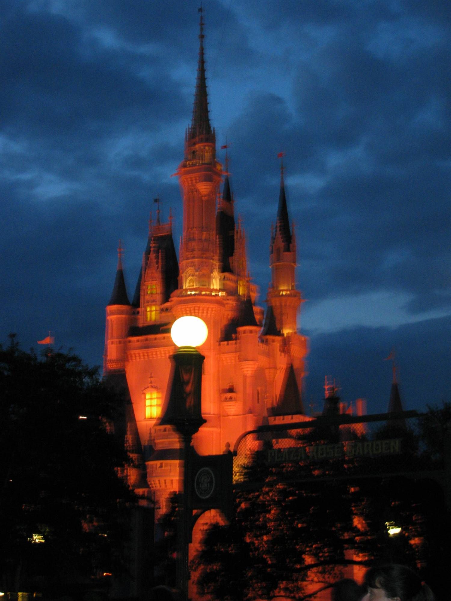 Magic Kingdom - Castle at dusk