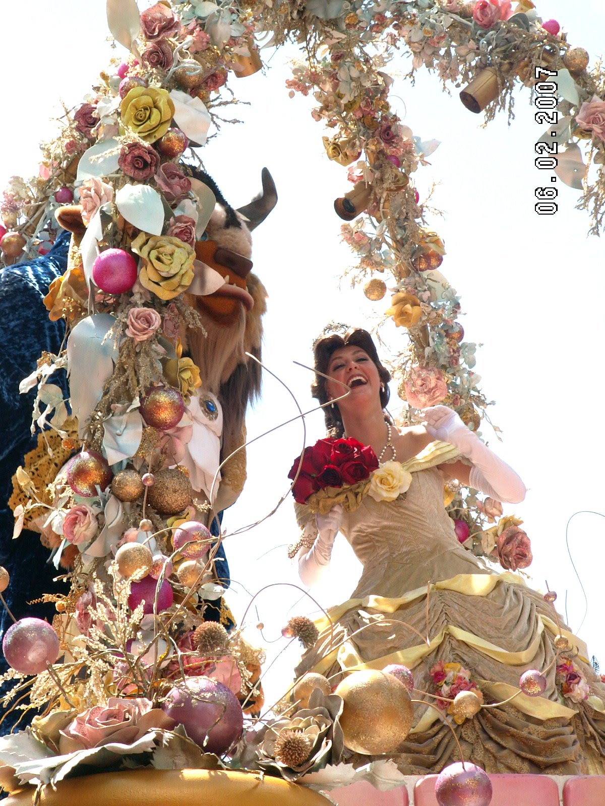 Magic Kingdom - Belle Laughing During Parade