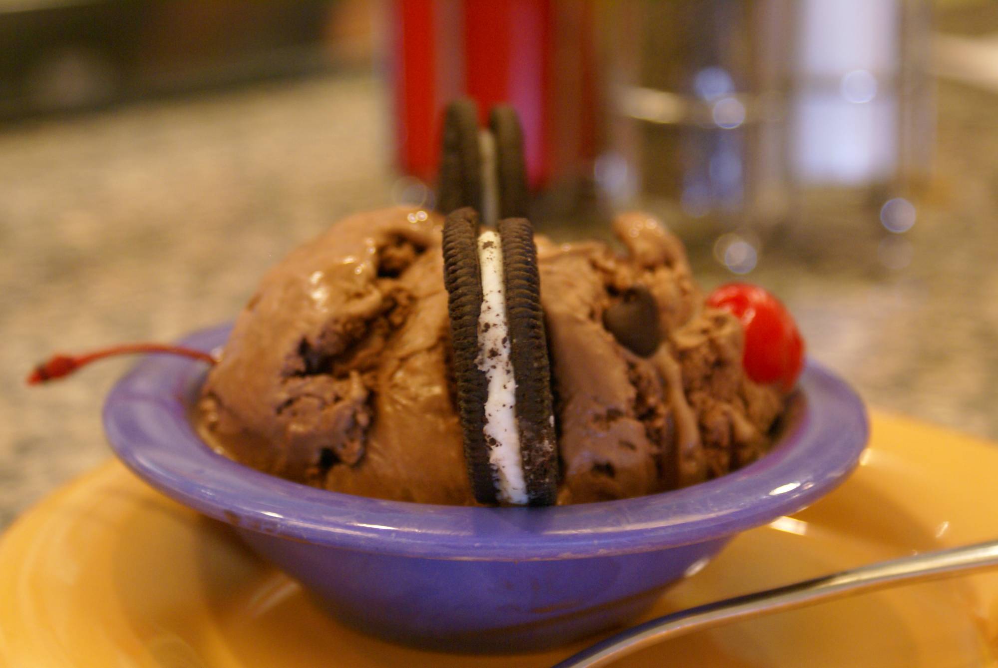 Mickey Sundae at Beaches and Cream