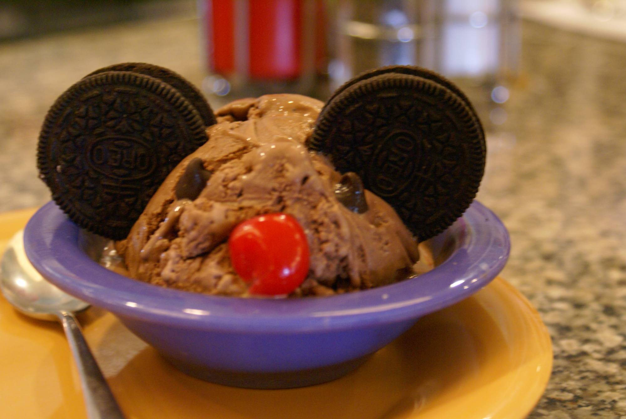 Mickey Sundae at Beaches and Cream