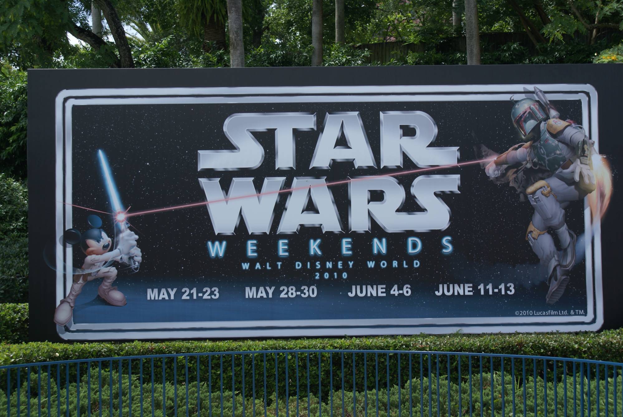 Hollywood Studios - Star Wars Weekends Sign
