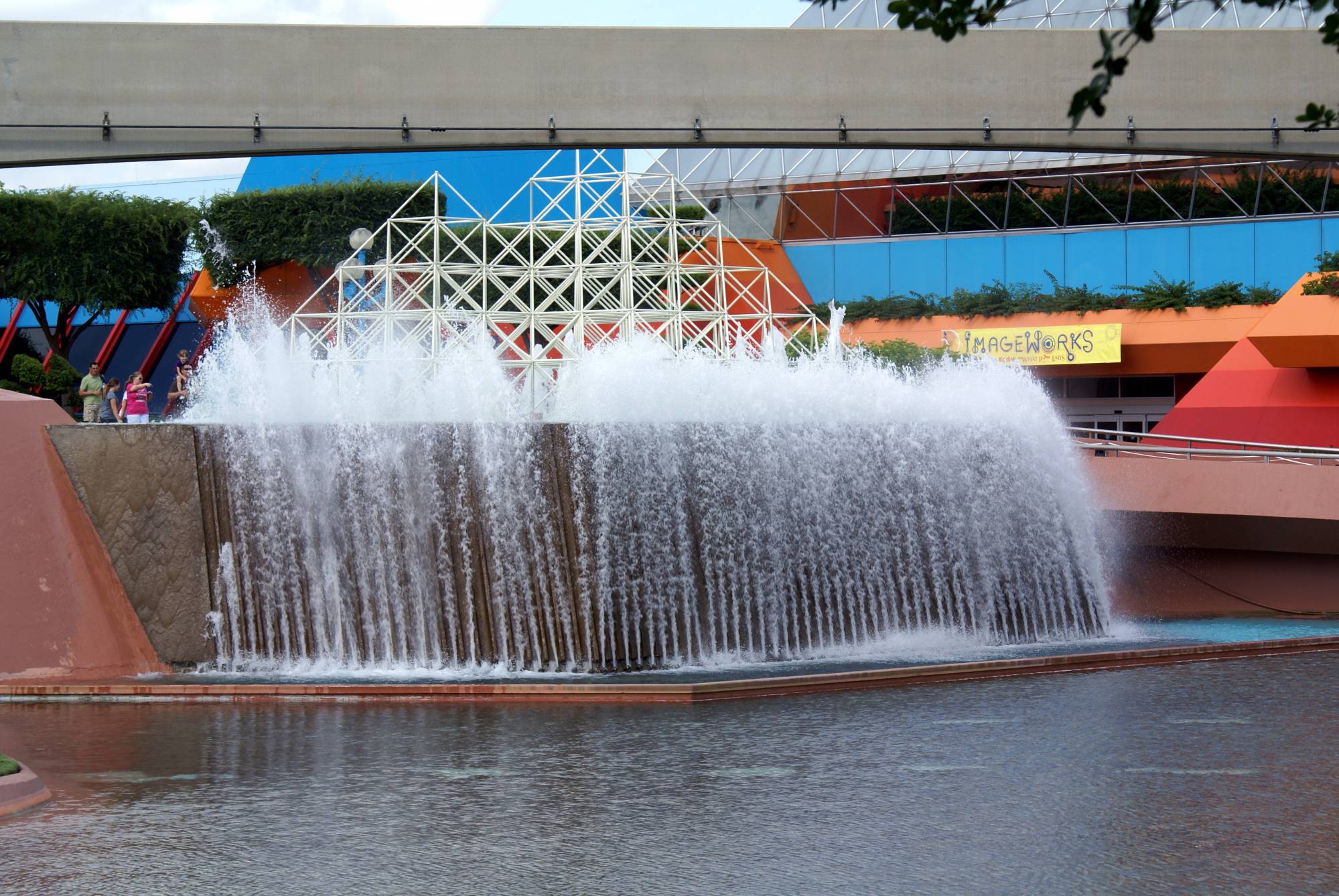 Epcot - Future World - Backwards Falls