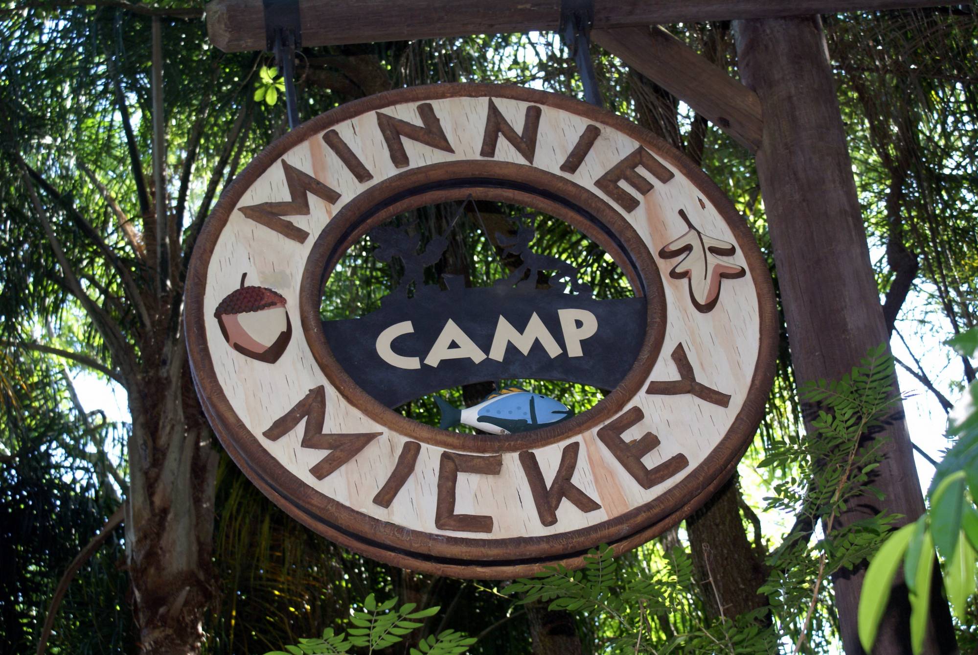 Animal Kingdom - Sign for Camp Minnie and Mickey