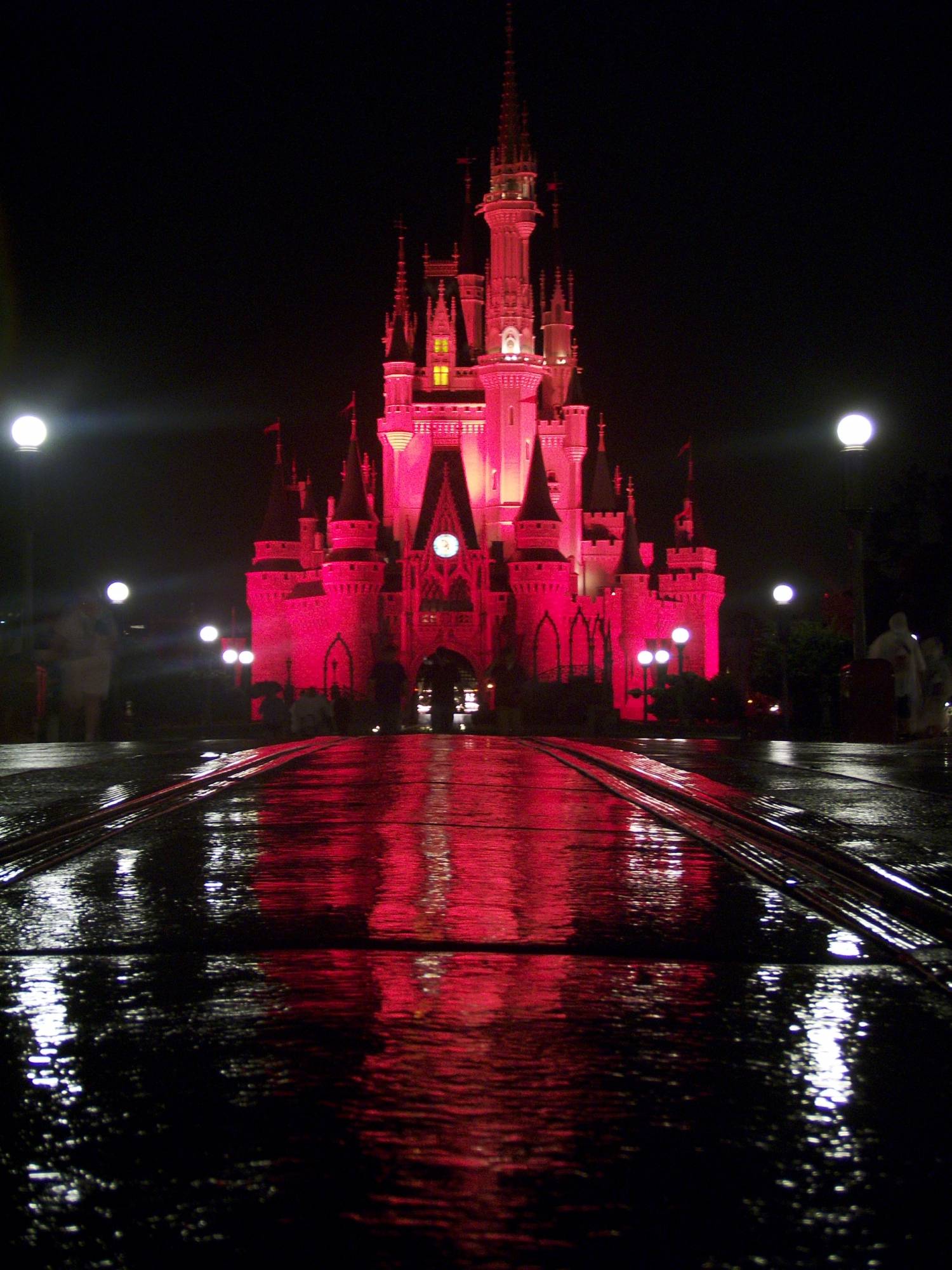 Magic Kingdom - The Castle after a day of rain