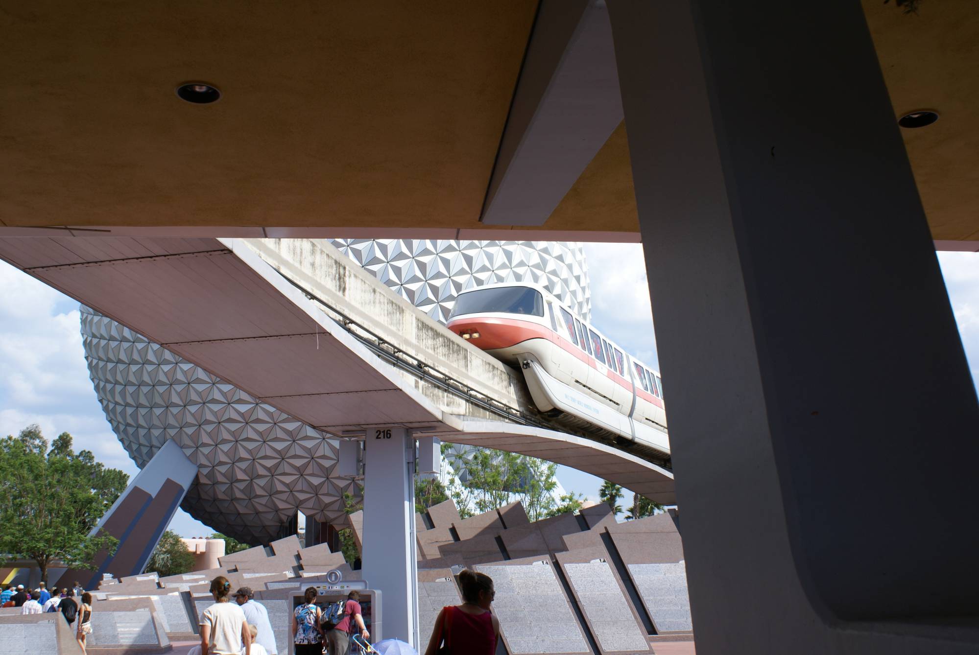 Cool Shot of the Monorail
