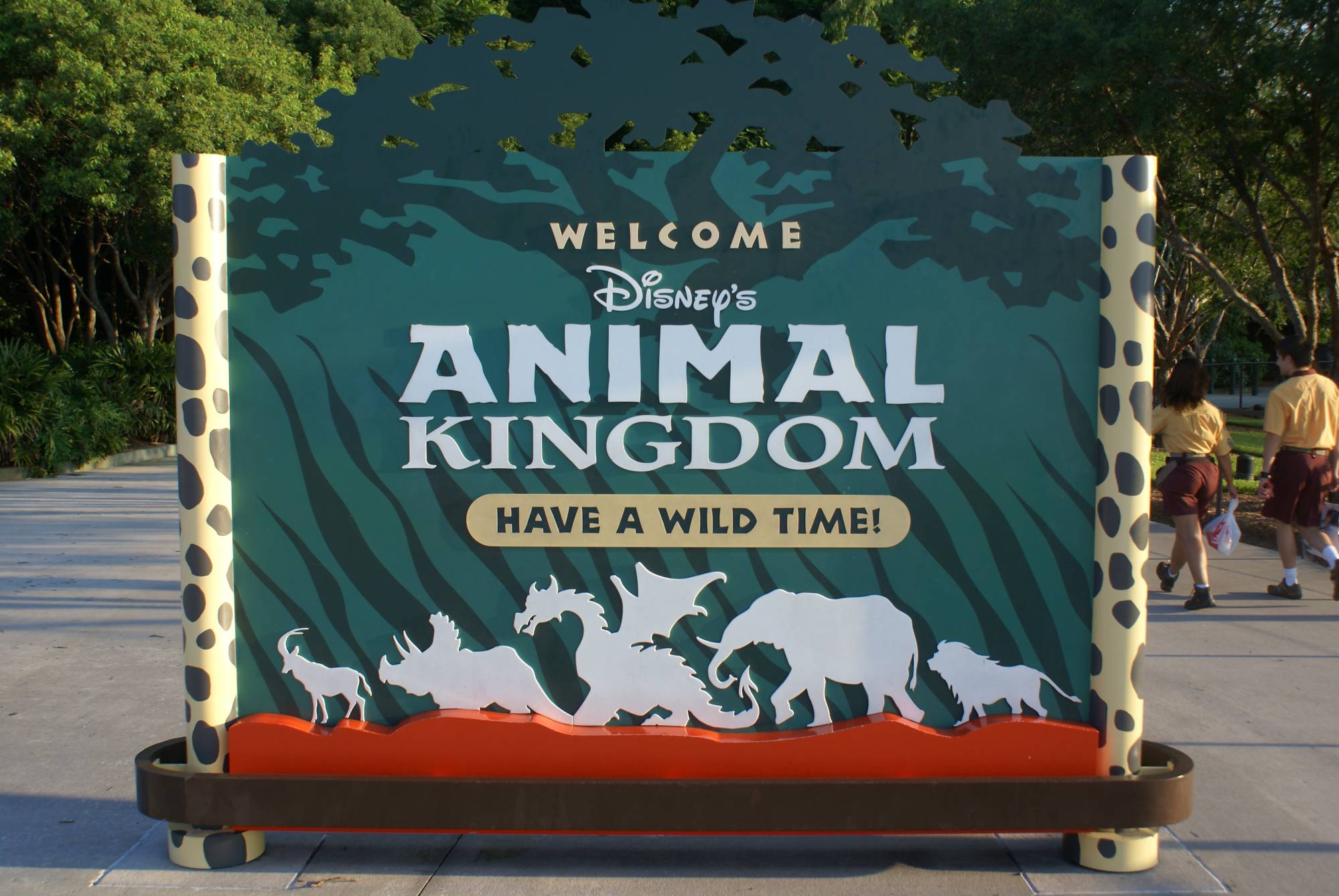 Animal Kingdom Sign san People