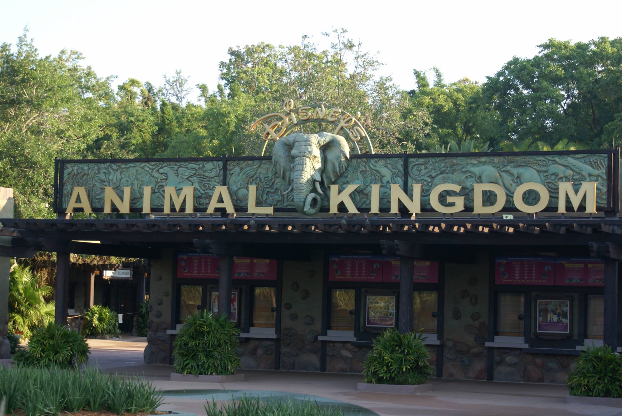 Animal Kingdom Ticket Station