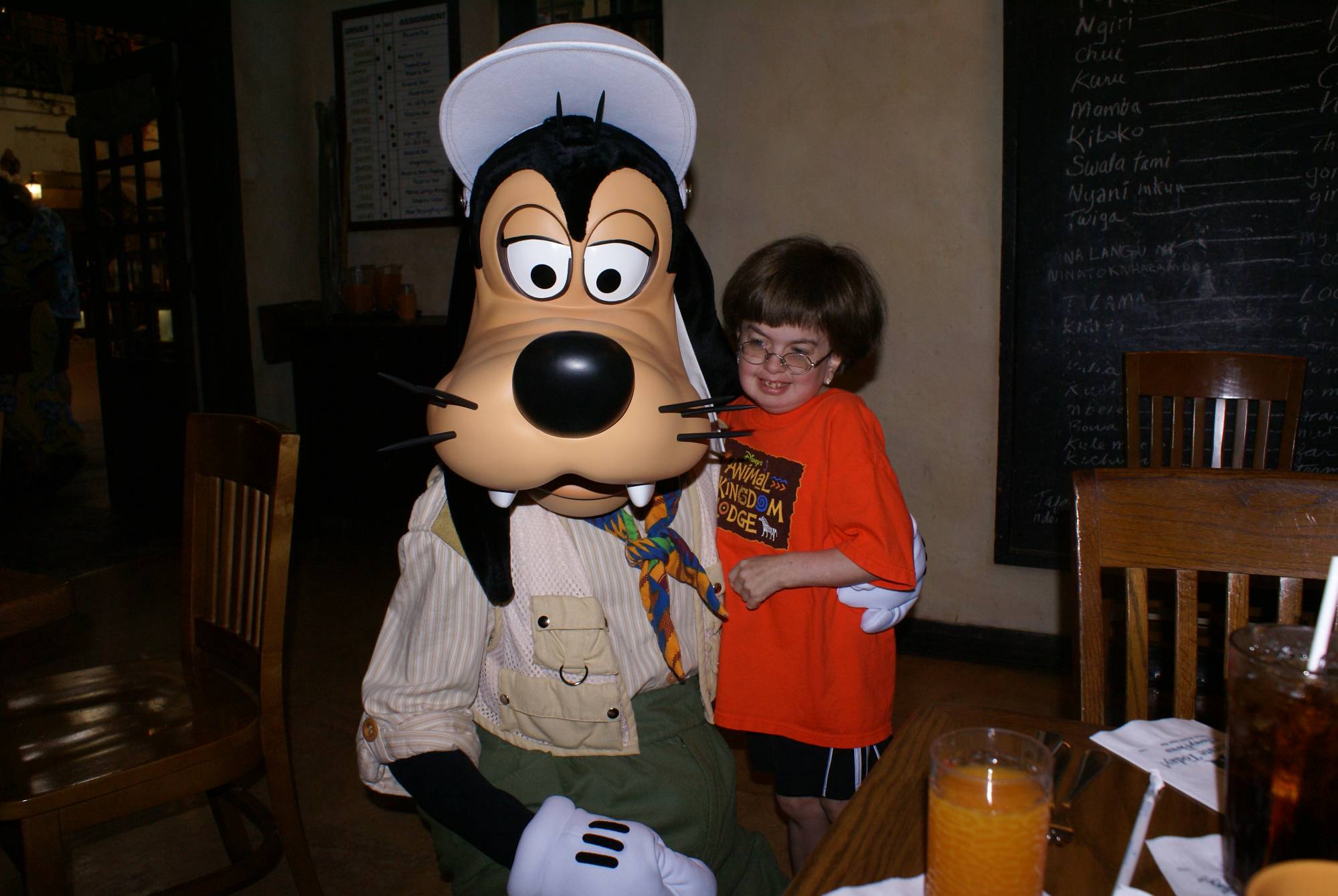 Stefanie with Safari Goofy