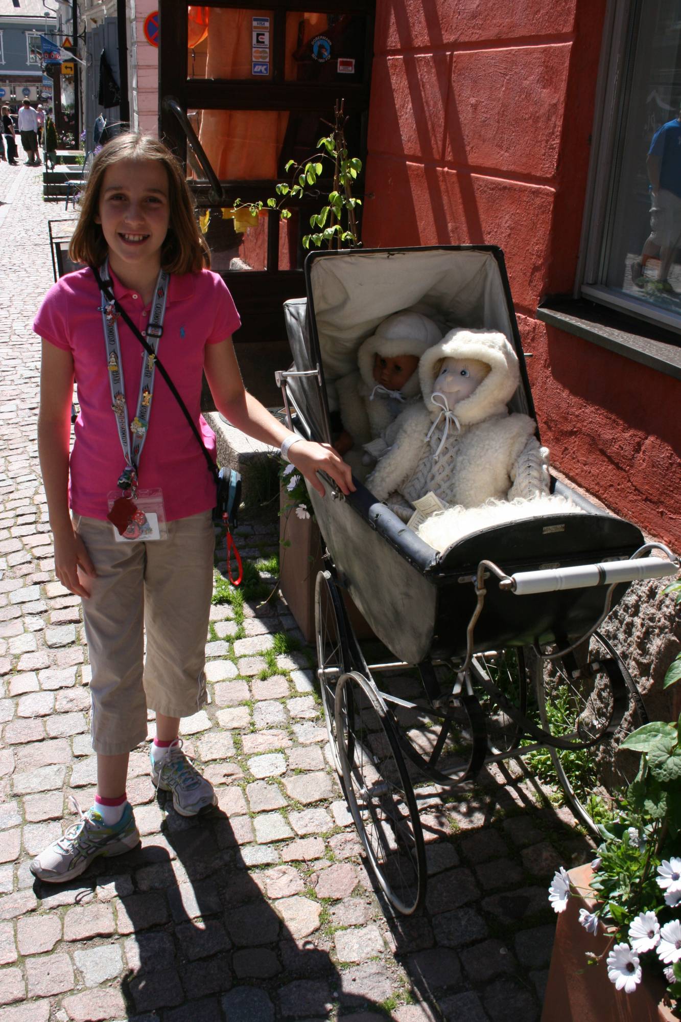 Exploring the streets of Porvoo, Finland