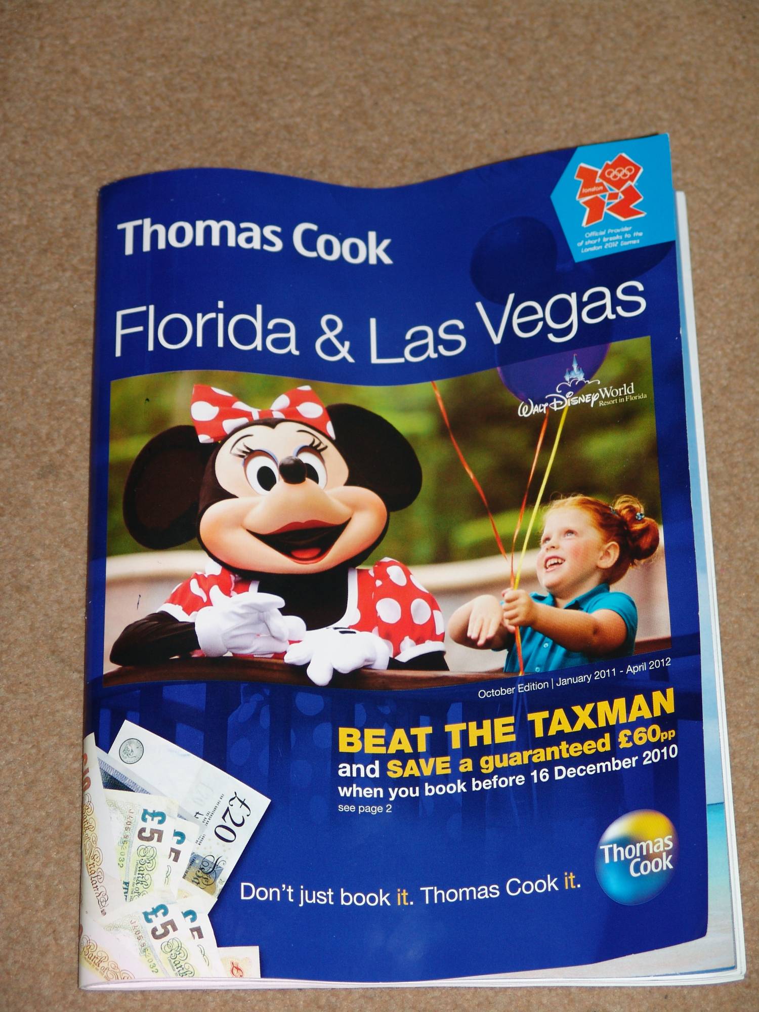 UK Florida travel brochures