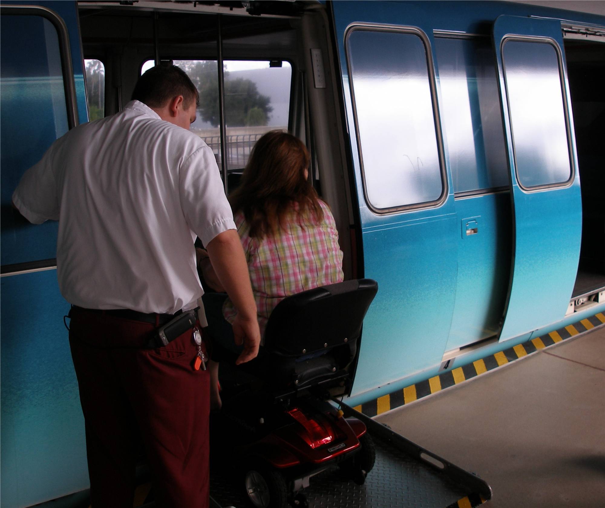 Getting on the Monorail