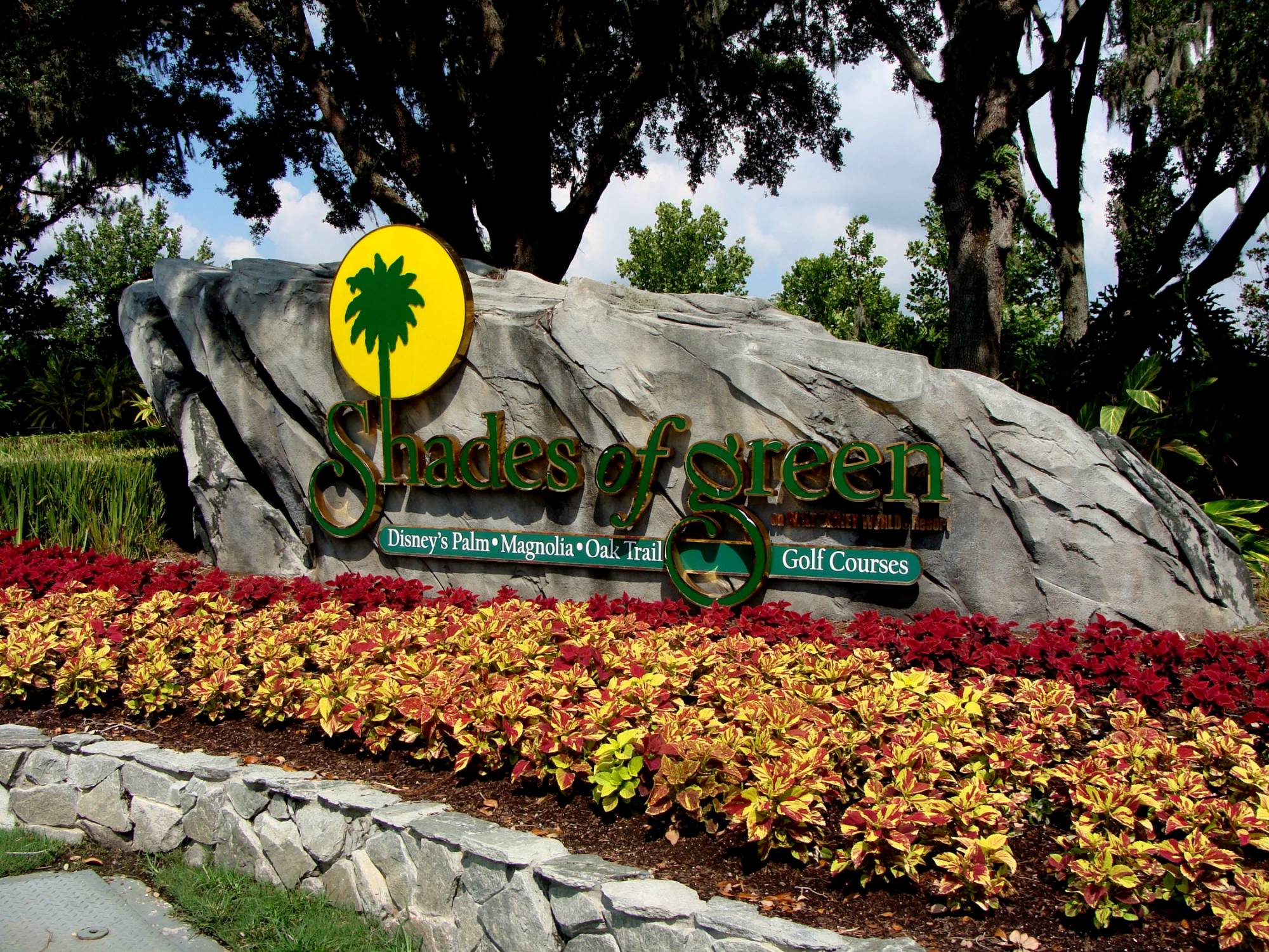 Shades of Green - entrance sign