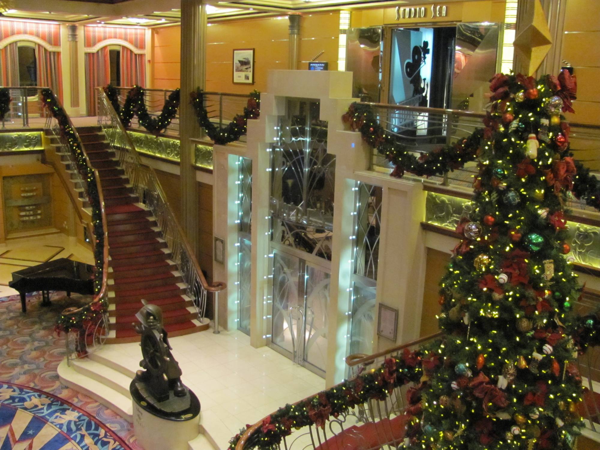 Lobby of the Disney Magic