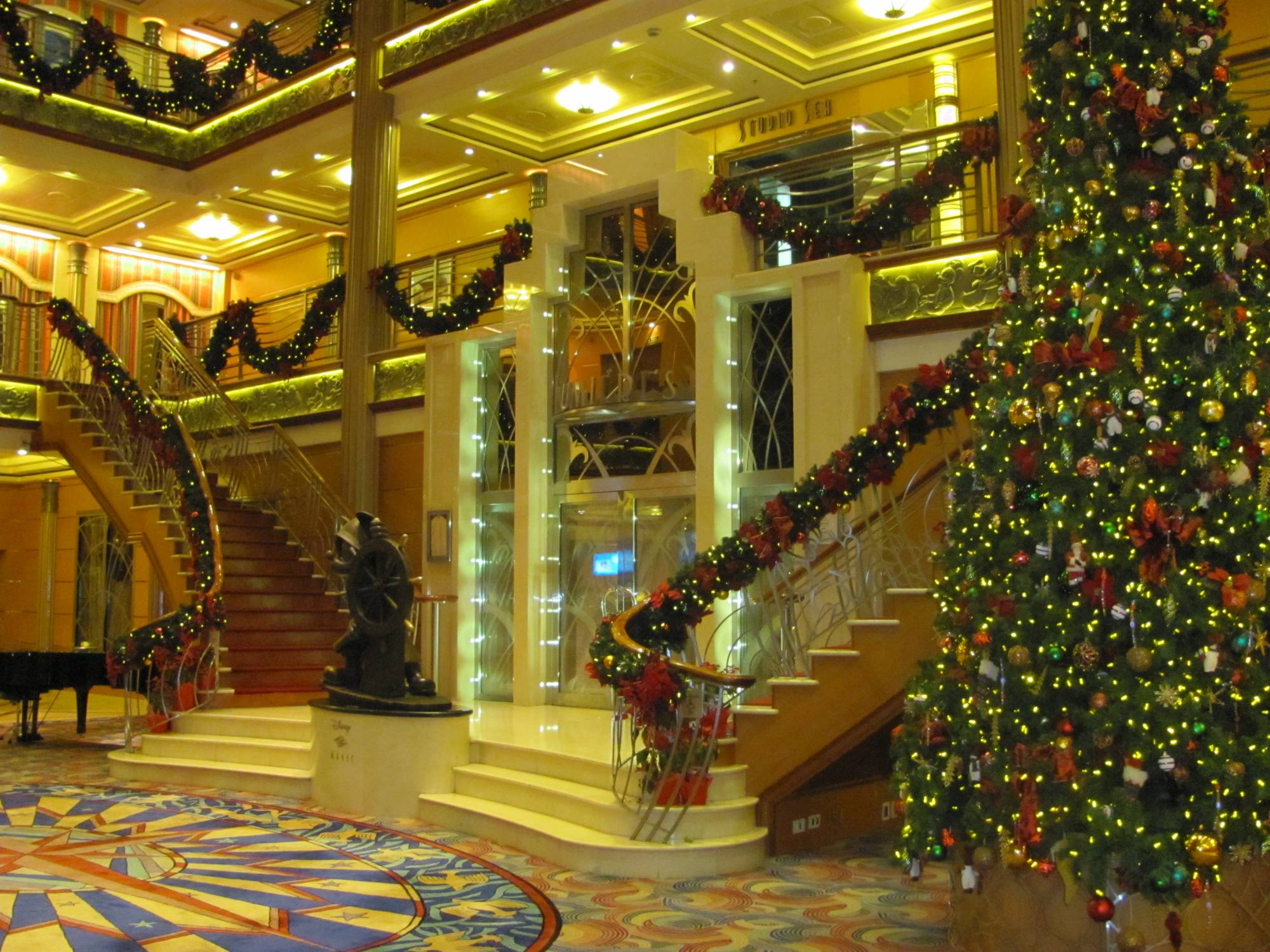 Lobby of the Disney Magic