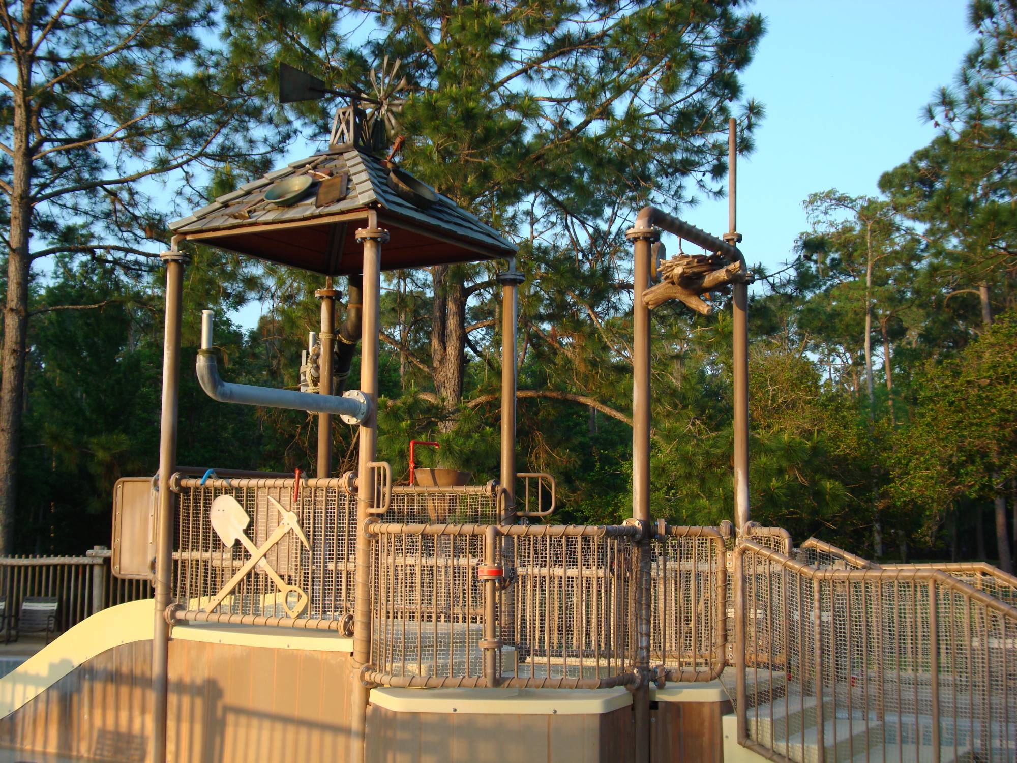 Fort Wilderness - water play area