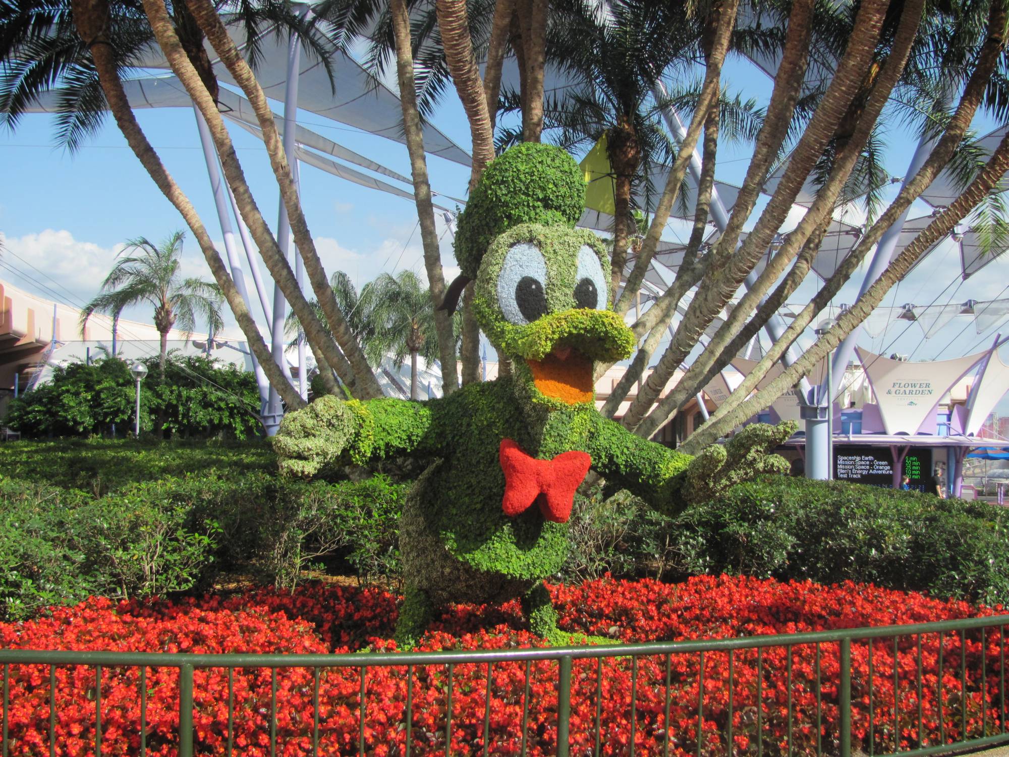 Donald Duck Epcot Flower and Garden Festival