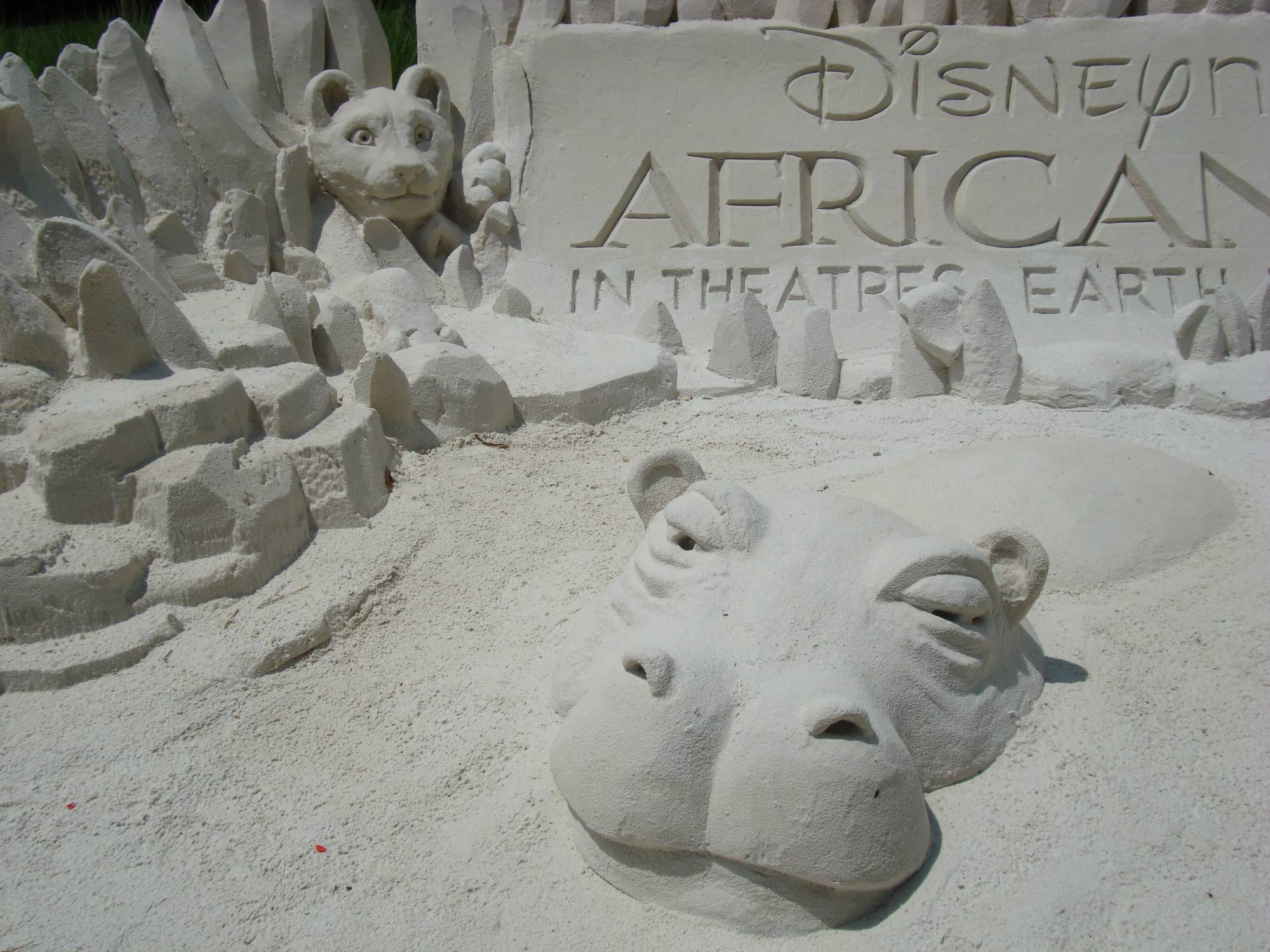 Epcot - sand sculpture