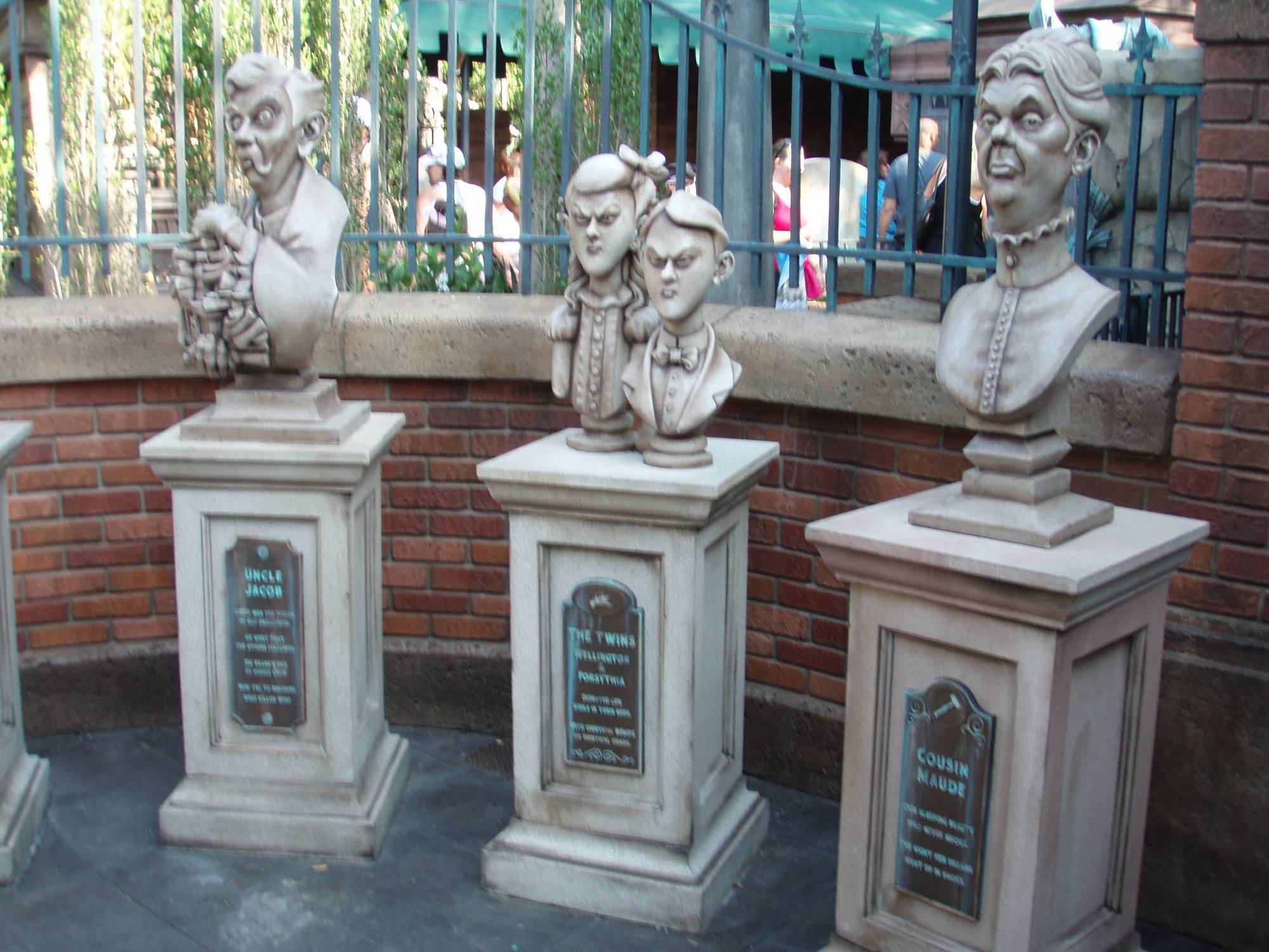 Haunted Mansion Statues