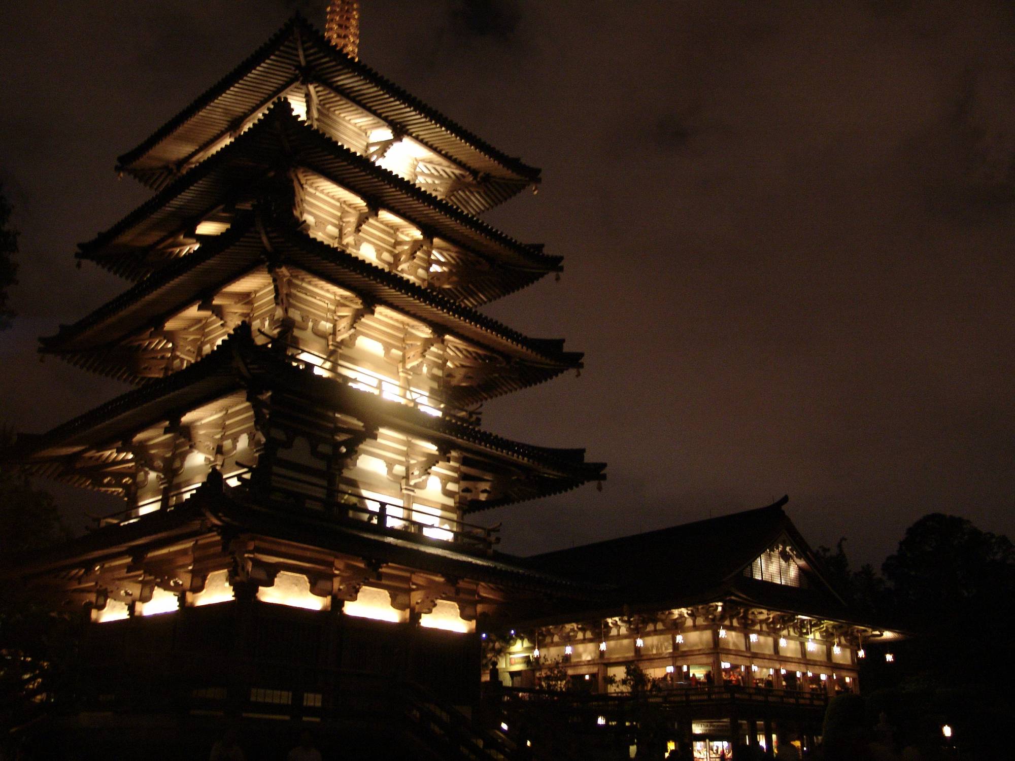 Epcot - Japan at night