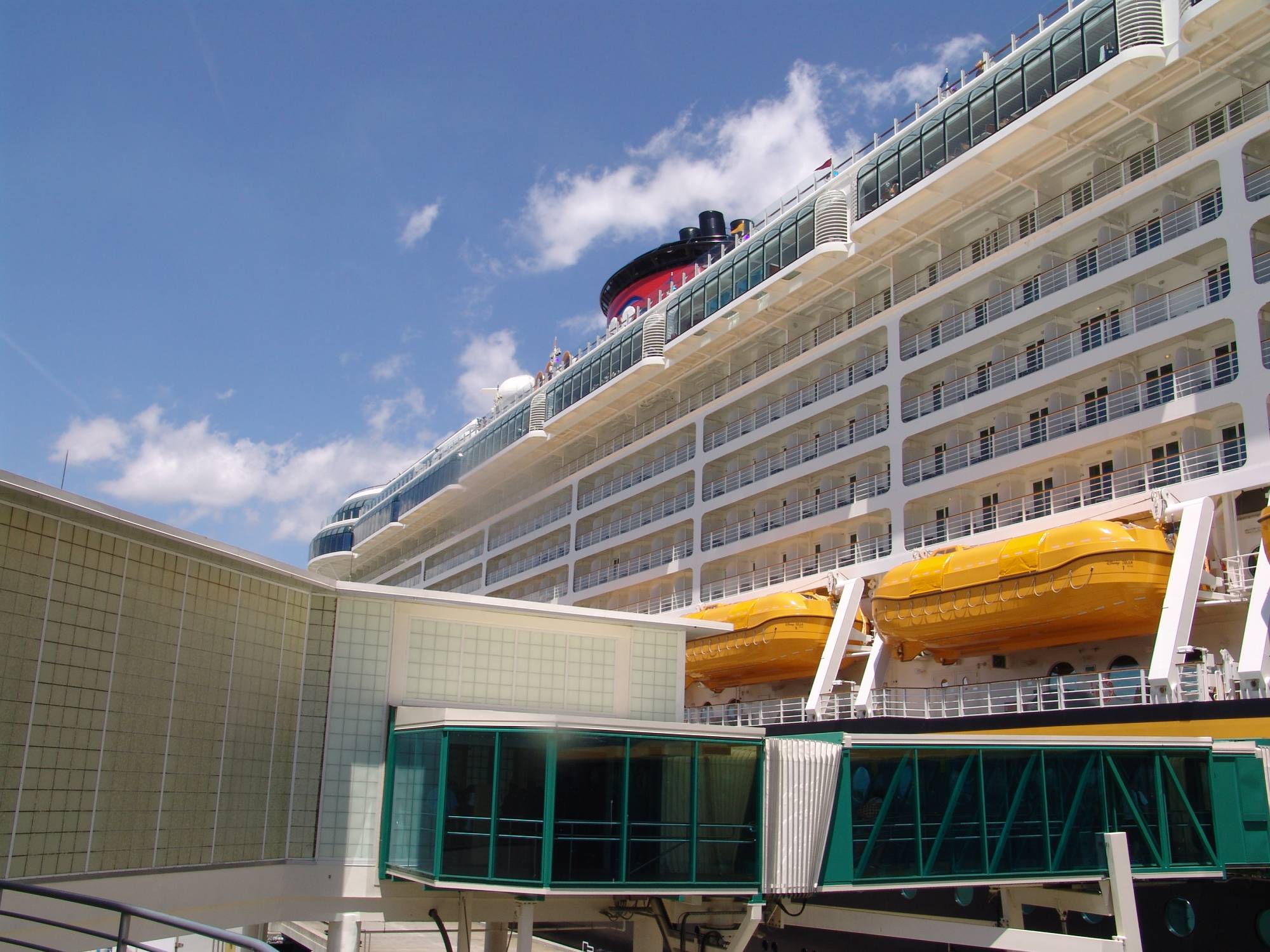 Disney Dream - view from terminal