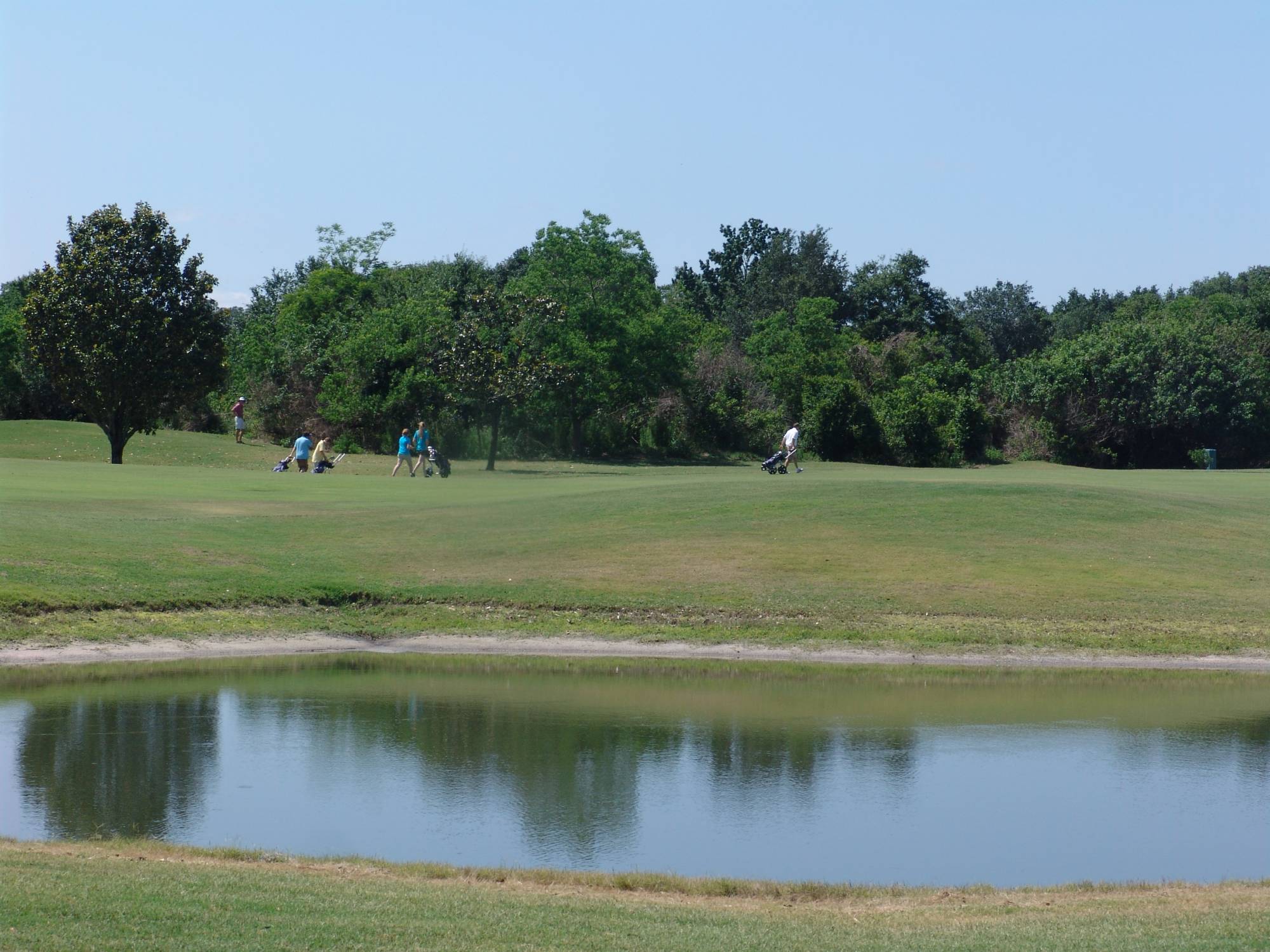 Golf - on the way to the next hole