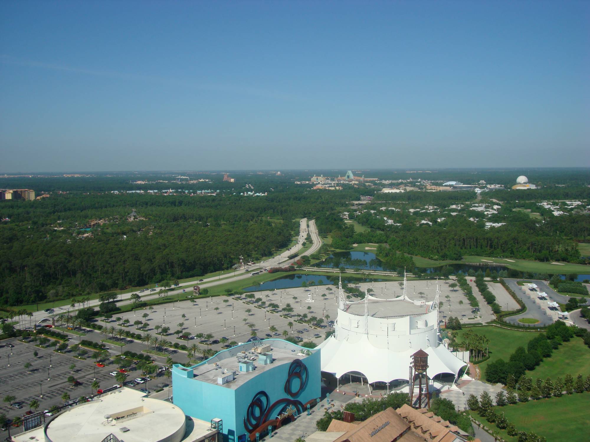 Downtown Disney - view from Characters in Flight