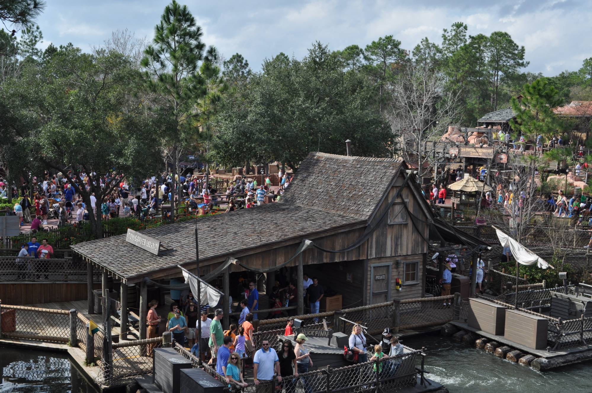 Tom Sawyer's Island Entrance