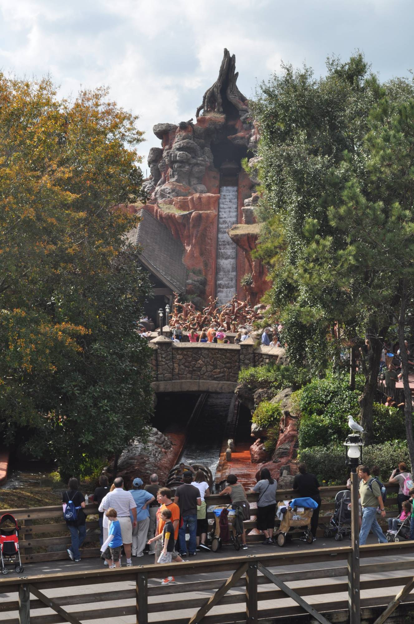 View of Splash Mountain from Liberty Belle