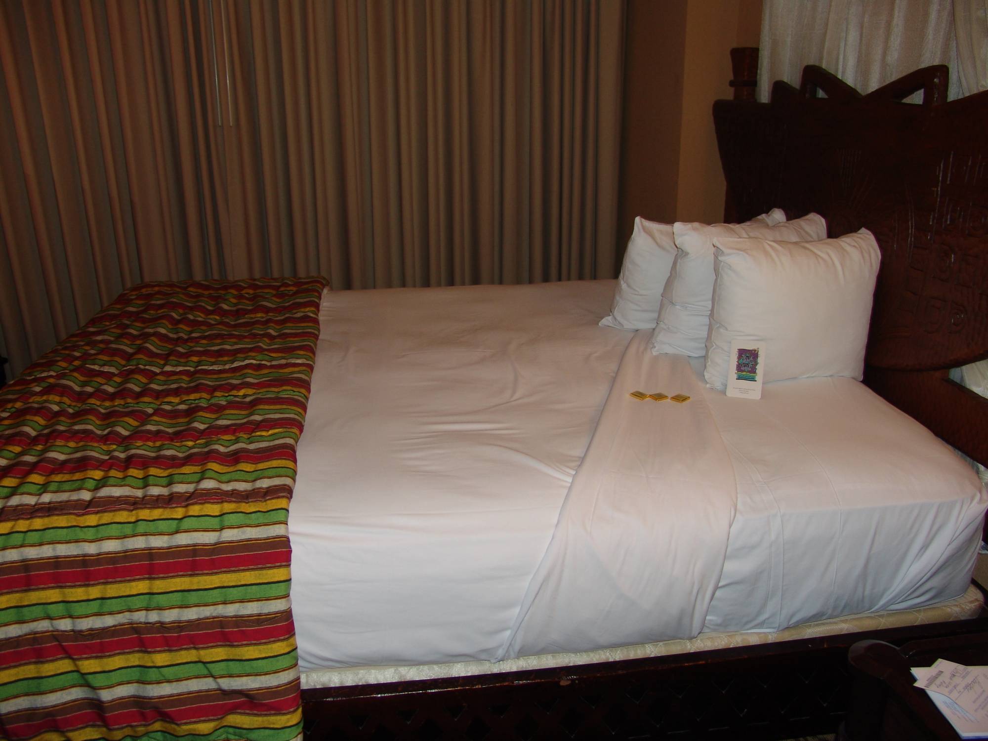 Animal Kingdom Lodge - turndown from concierge