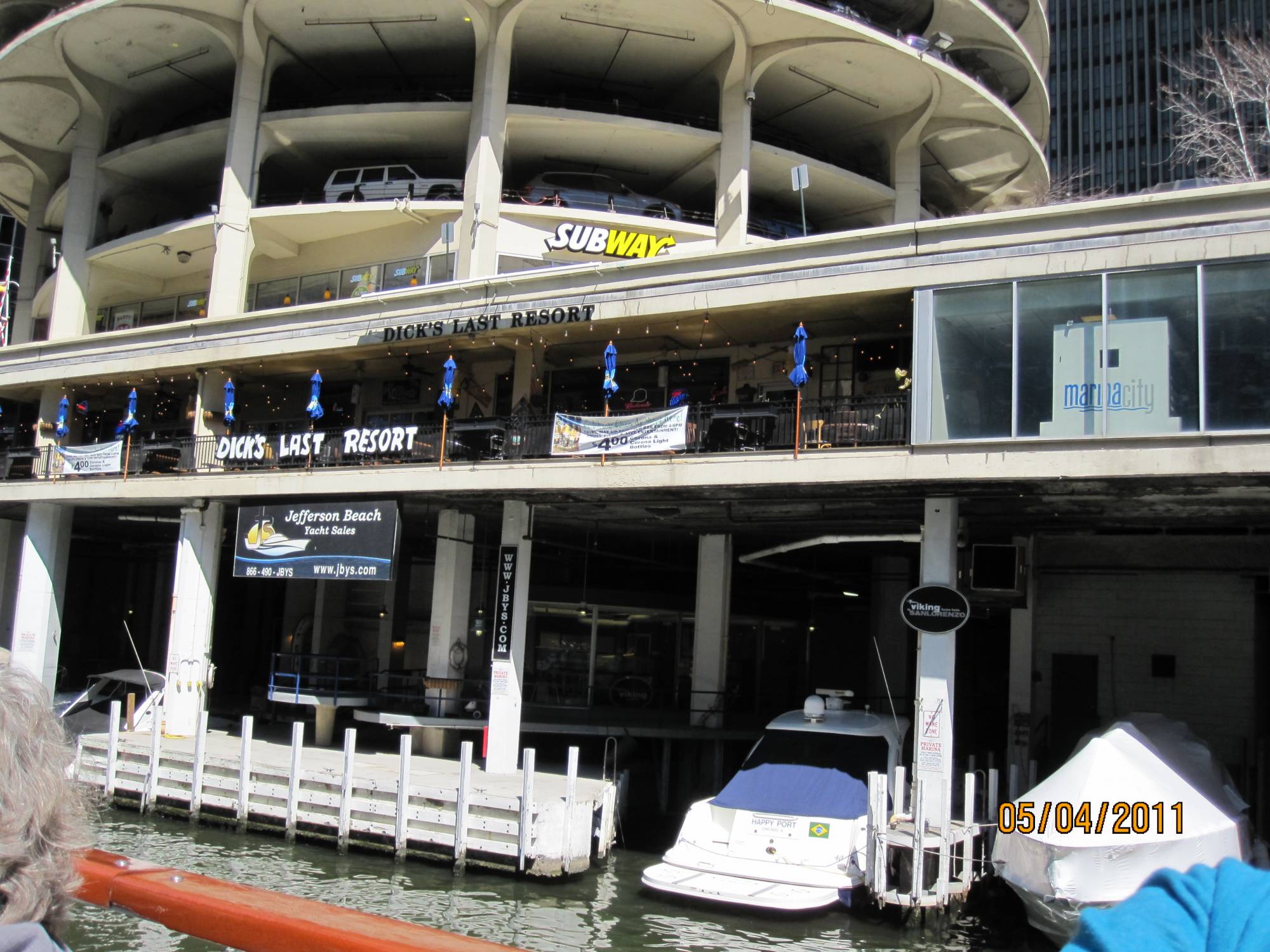 Chicago, Illinois - Parking on the Chicago River