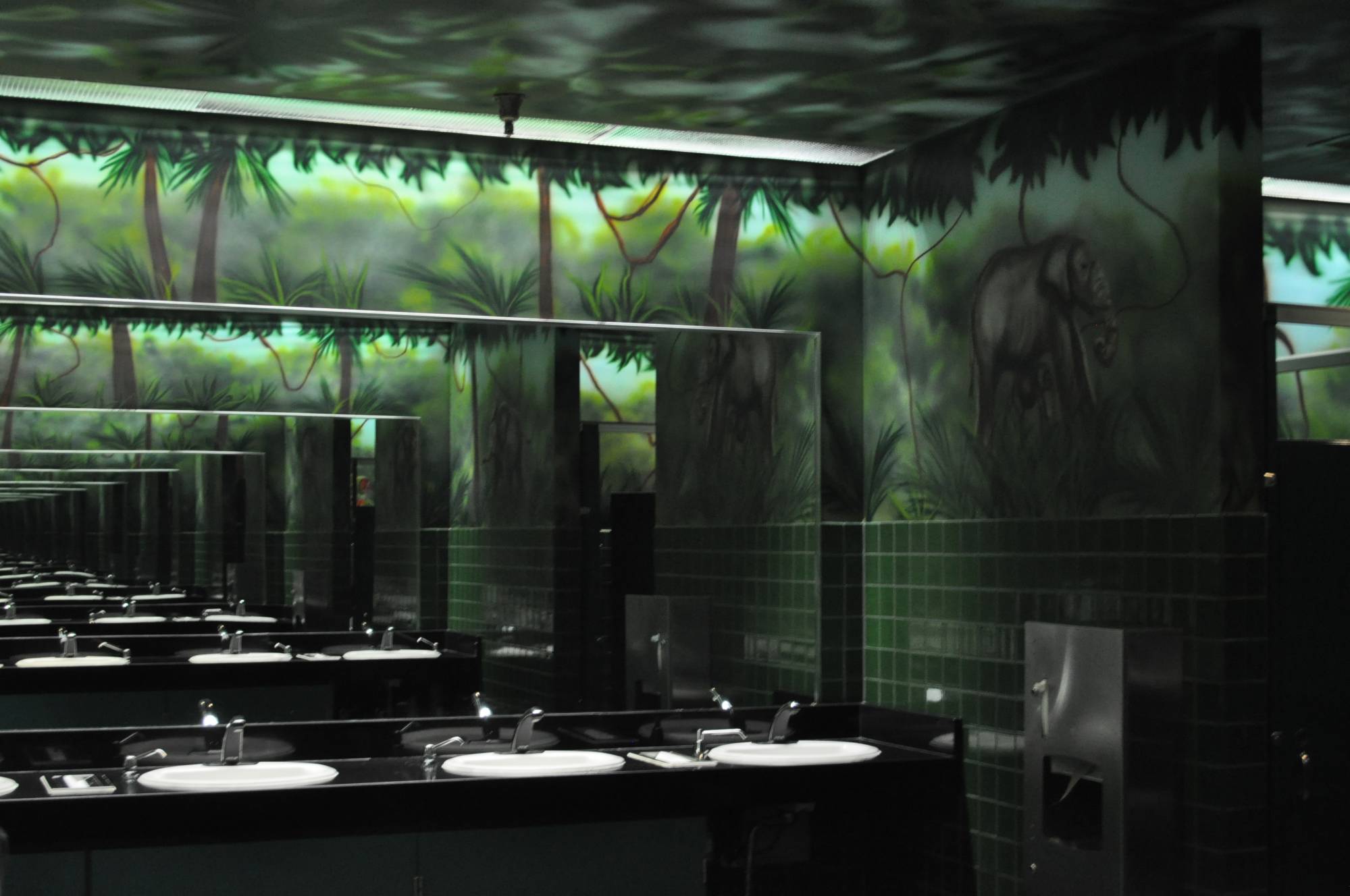 Animal Kingdom- Rainforest Cafe Restroom
