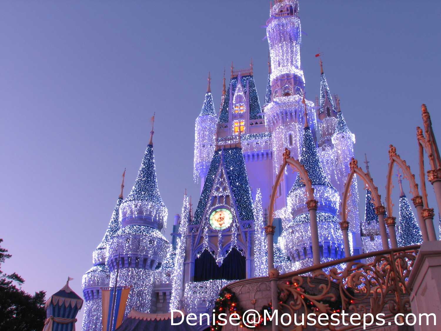 Magic Kingdom - &quot;Iced&quot; Cinderella Castle for Christmas